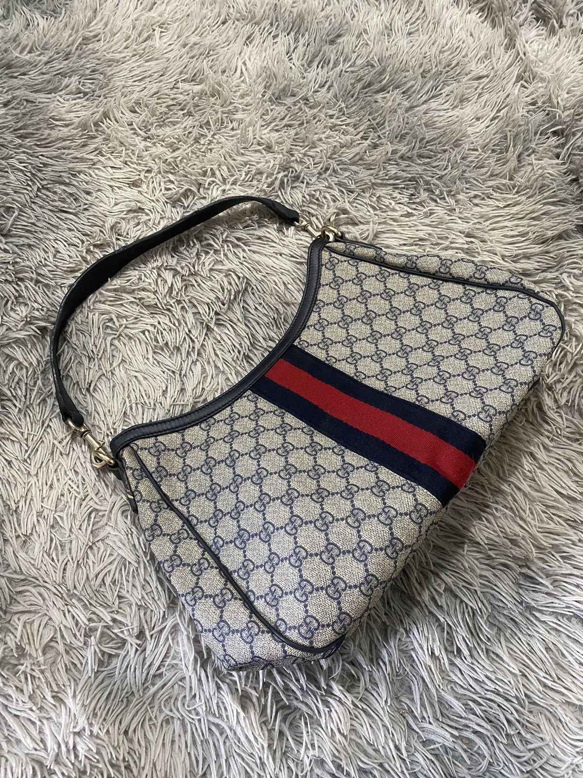 Gucci Gucci GG Supreme Navy Blue Size ONE SIZE - 6 Thumbnail