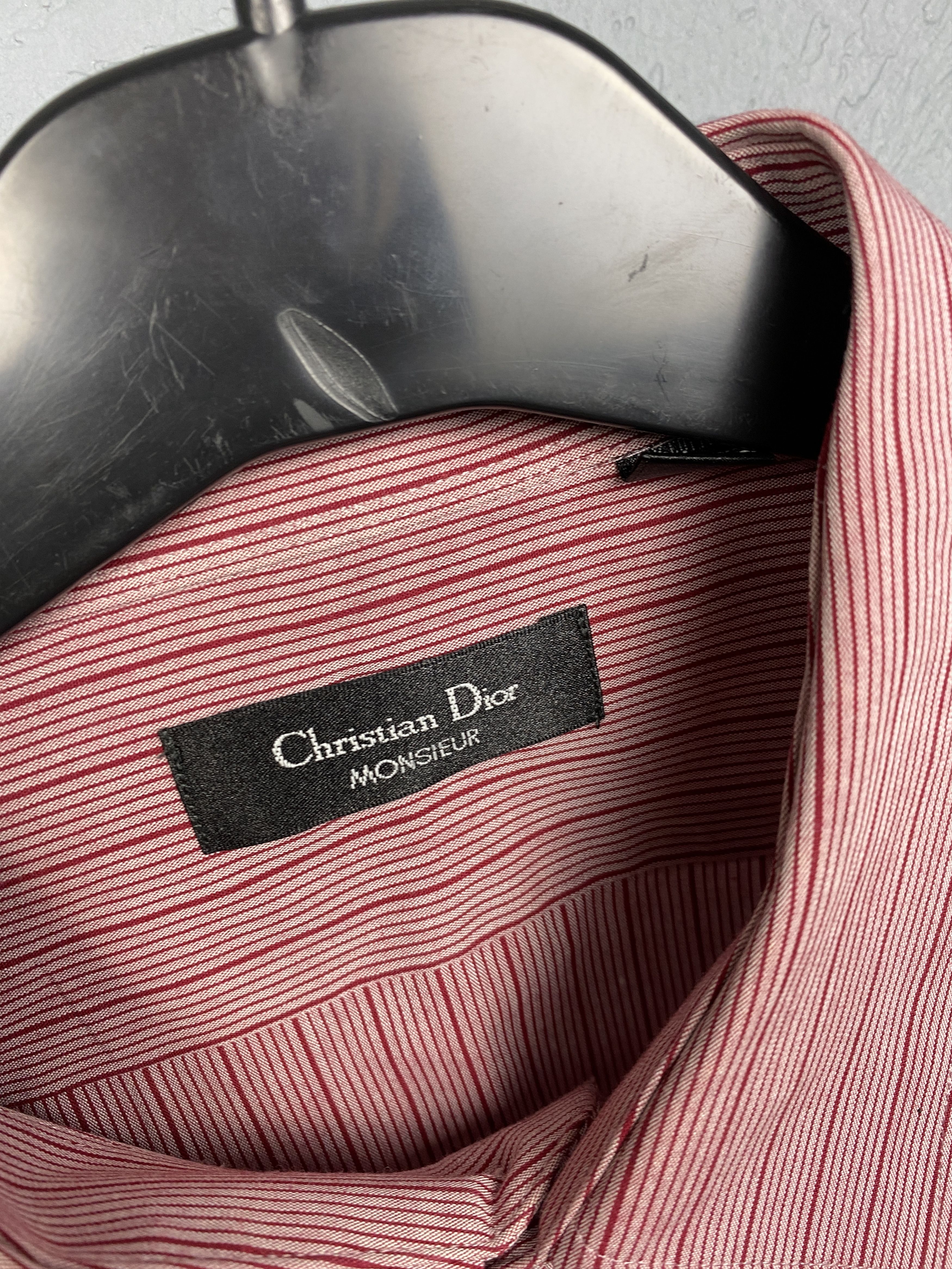 Christian Dior Monsieur Christian Dior Cotton Long Sleeve Shirt Size US XL / EU 56 / 4 - 4 Thumbnail