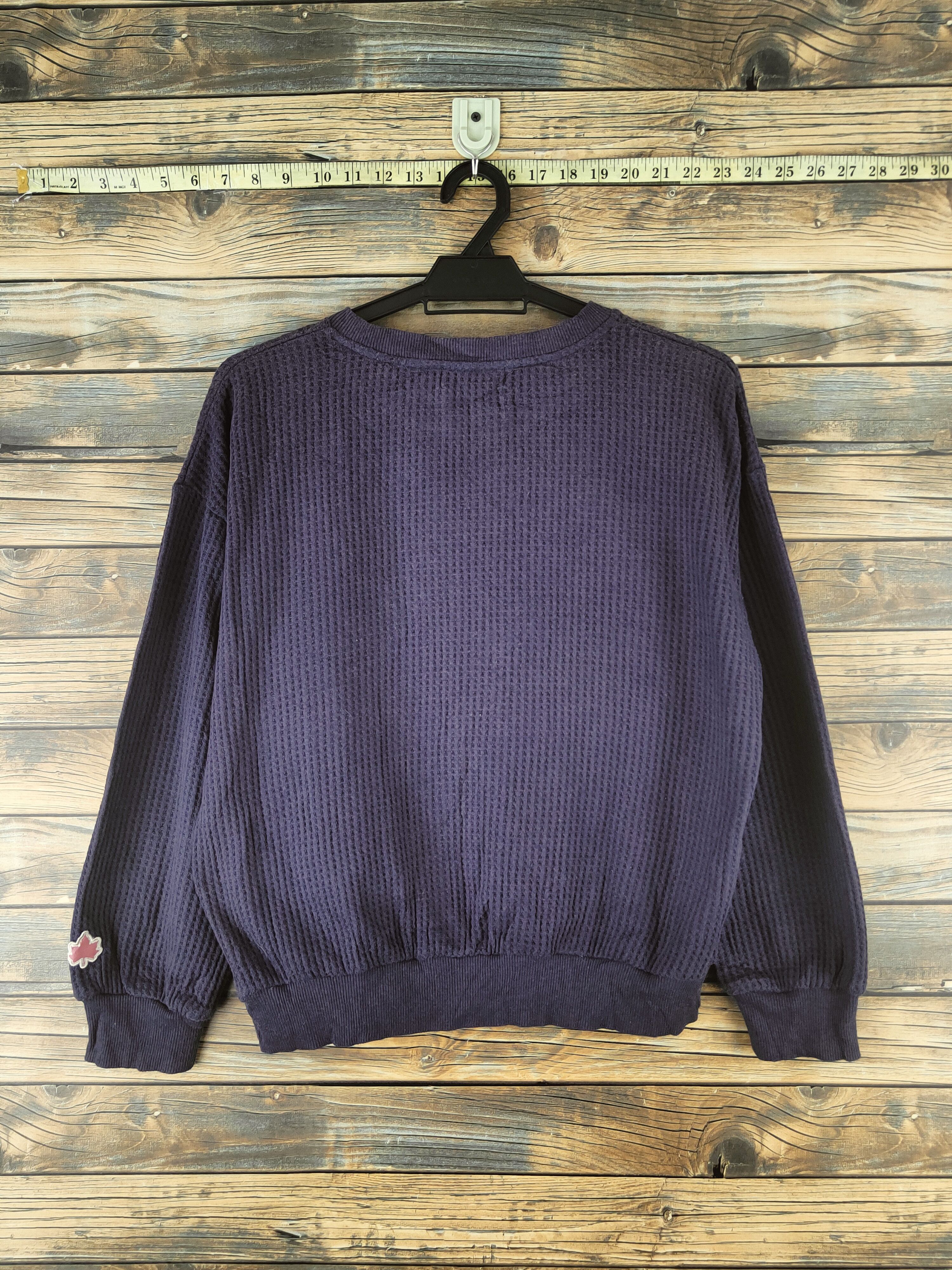 Japanese Brand VINTAGE Logos Navy Maple Sweatshirts Size M / US 6-8 / IT 42-44 - 7 Thumbnail