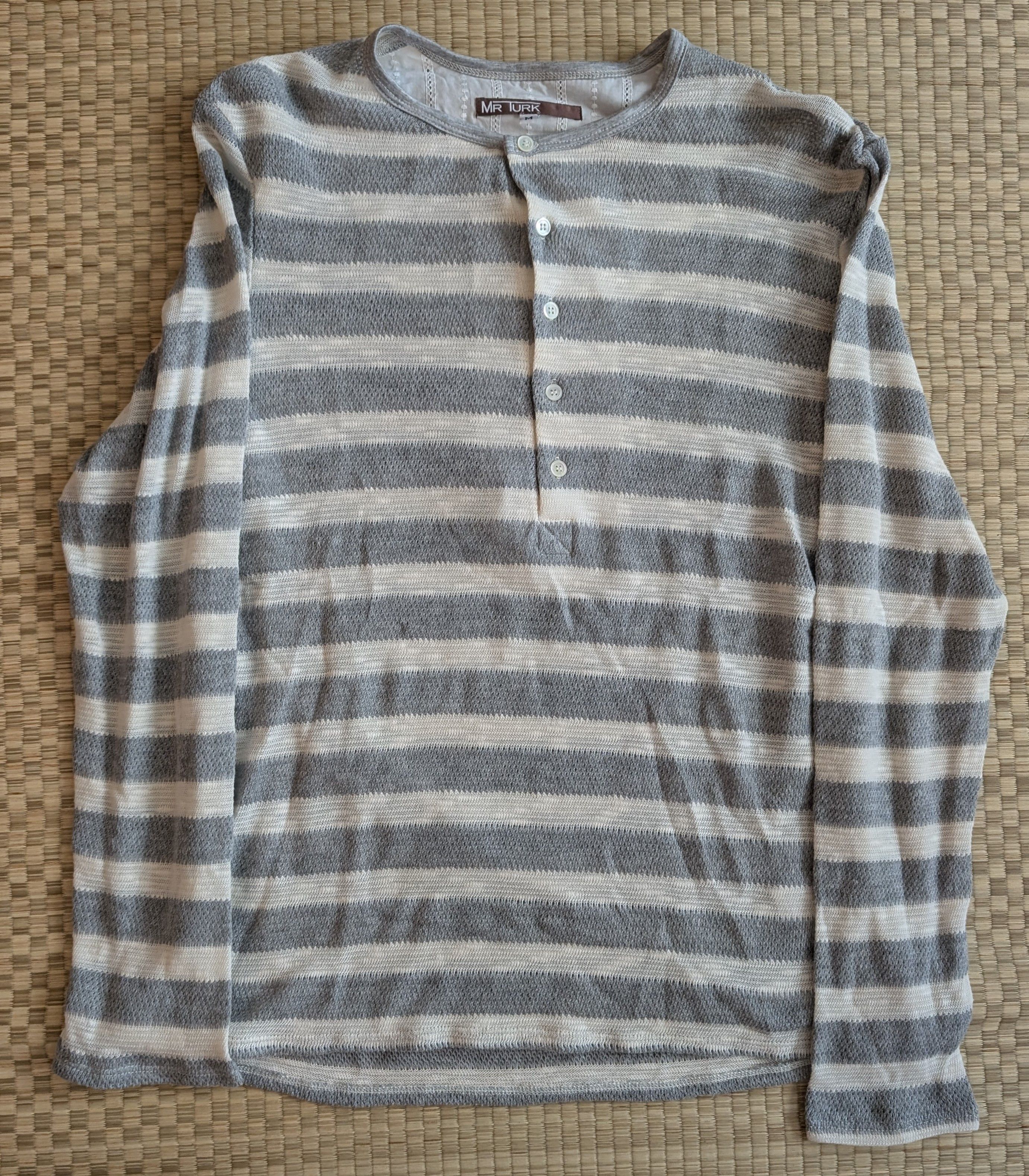 Mr Turk MR TURK Men's Knit Bryant Henley Shirt LS Made in USA Size US M / EU 48-50 / 2 - 1 Thumbnail