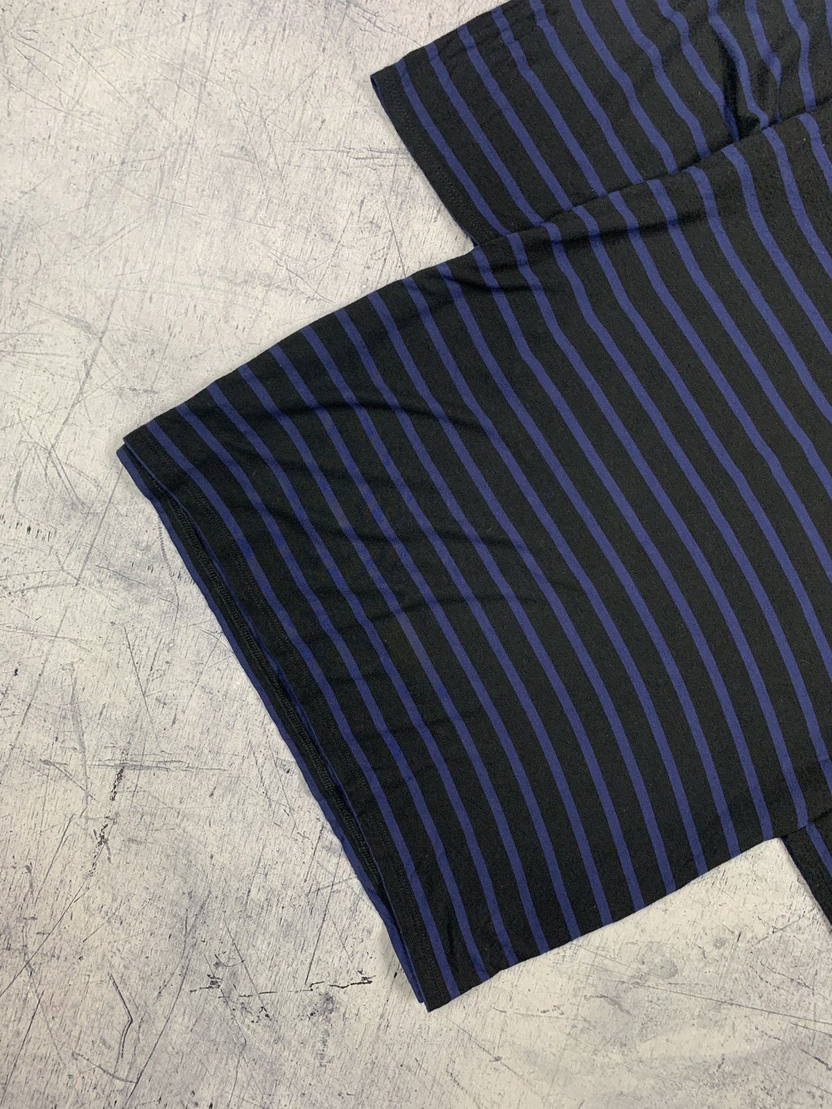 Max Mara Designer Max Studio Striped Long Sleeve T-Shirt Size L Blue Size L / US 10 / IT 46 - 3 Thumbnail