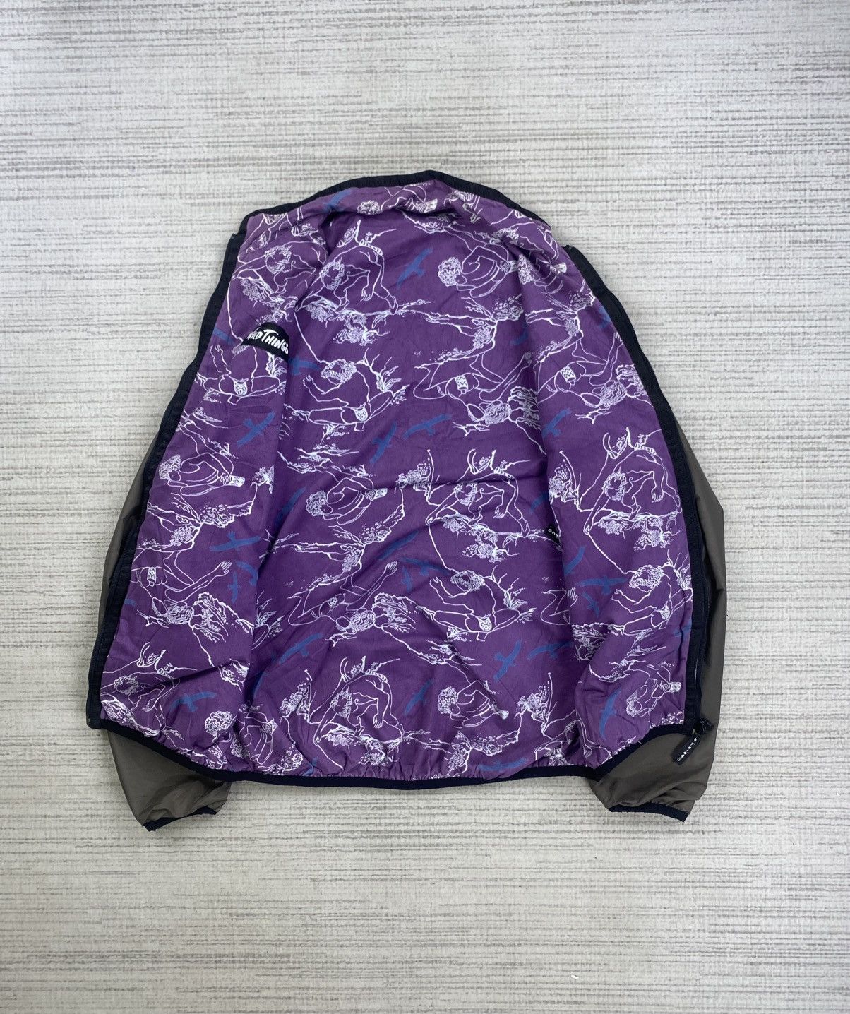 Japanese Brand × Vintage × Wild Things Vintage Wild Things Full Printed Reversible Zipper Jacket Size US L / EU 52-54 / 3 - 9 Thumbnail