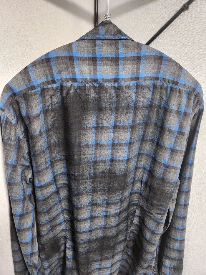 Lanvin Lanvin spray paint checked shirt Size M / US 6-8 / IT 42-44 - 5 Thumbnail