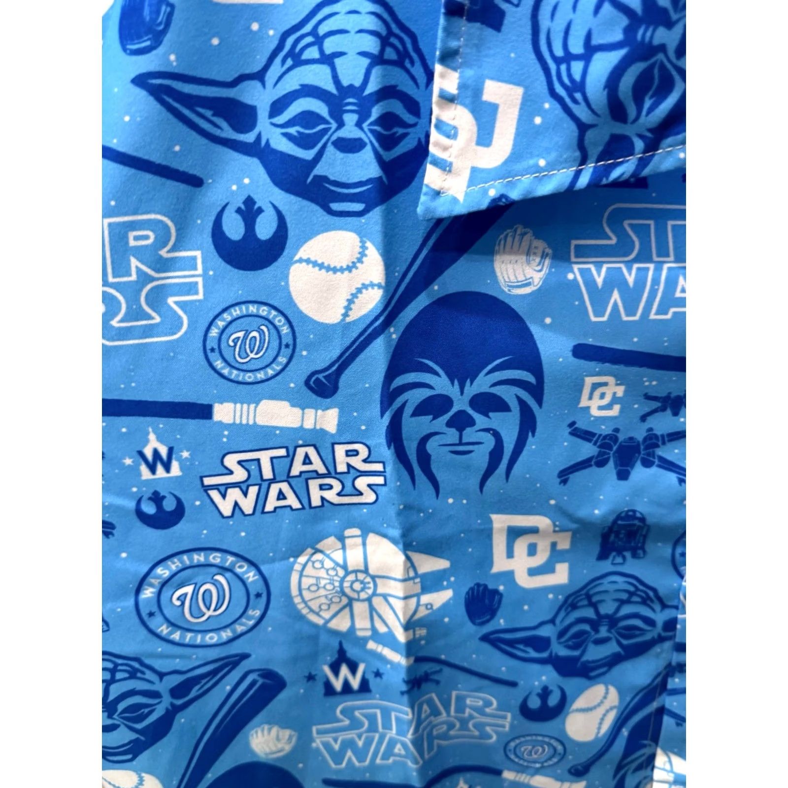 Star Wars BBA Star wars National Shirts XL Button Up Short Sleeve Mens Multicolor Shirt Size US XL / EU 56 / 4 - 7 Thumbnail