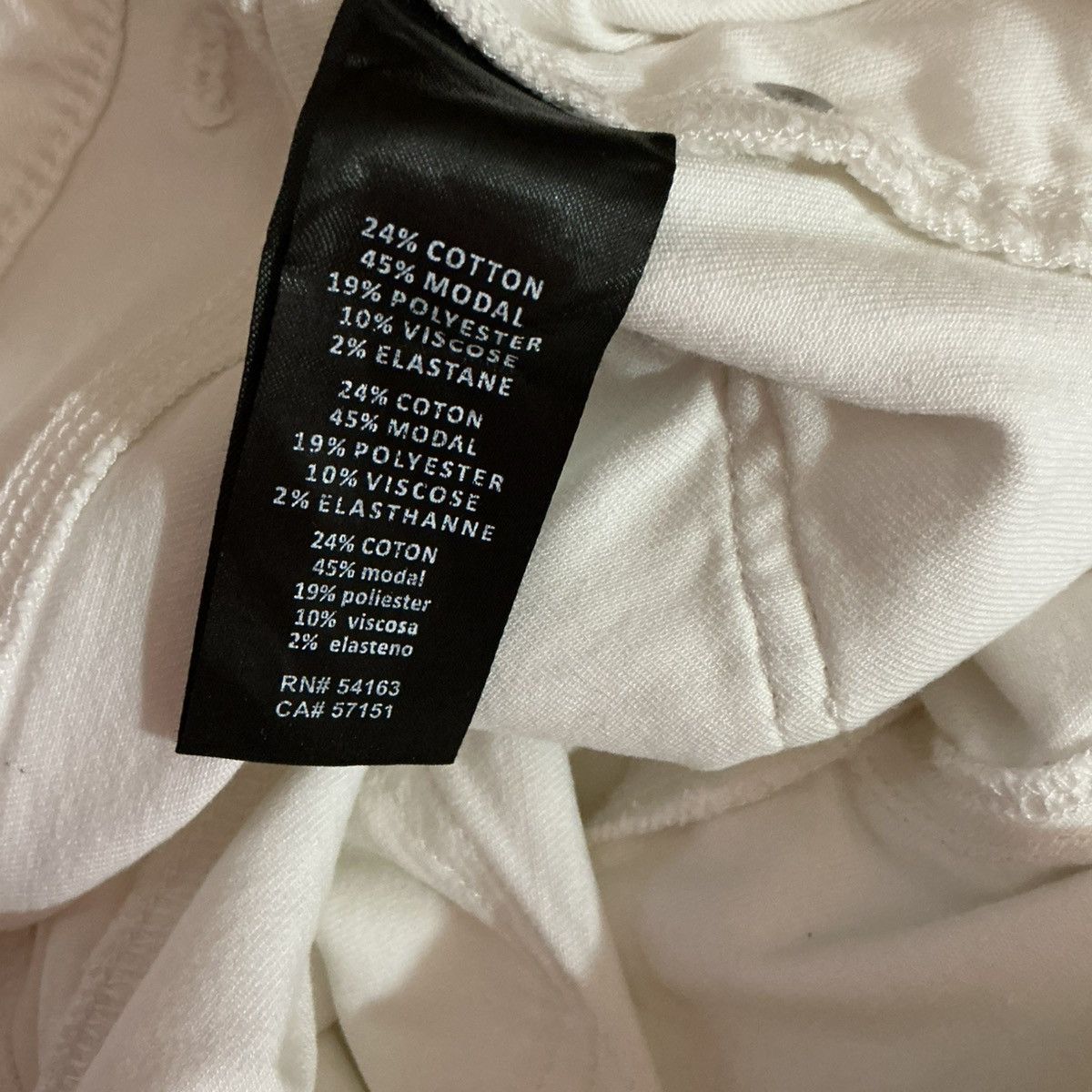 Karl Lagerfeld Karl Lagerfeld Paris Jeans Mens 36 White Slim Straight Size US 36 / EU 52 - 7 Thumbnail