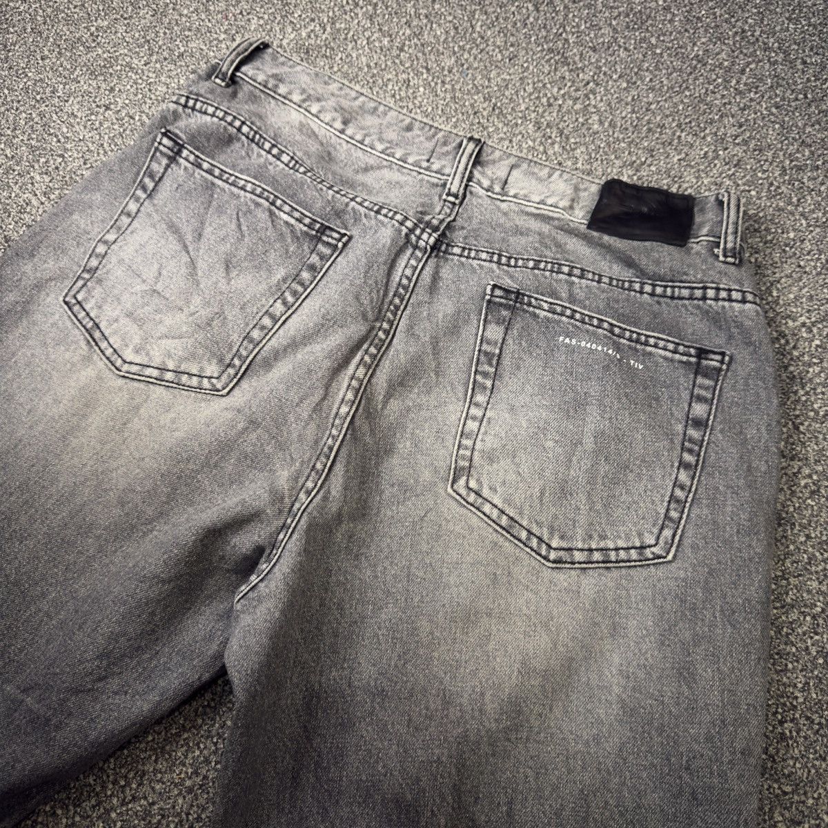 Japanese Brand Avant Garde Baggy Fatalism Black Wild Destroyed Wide Fit Size US 34 / EU 50 - 6 Thumbnail