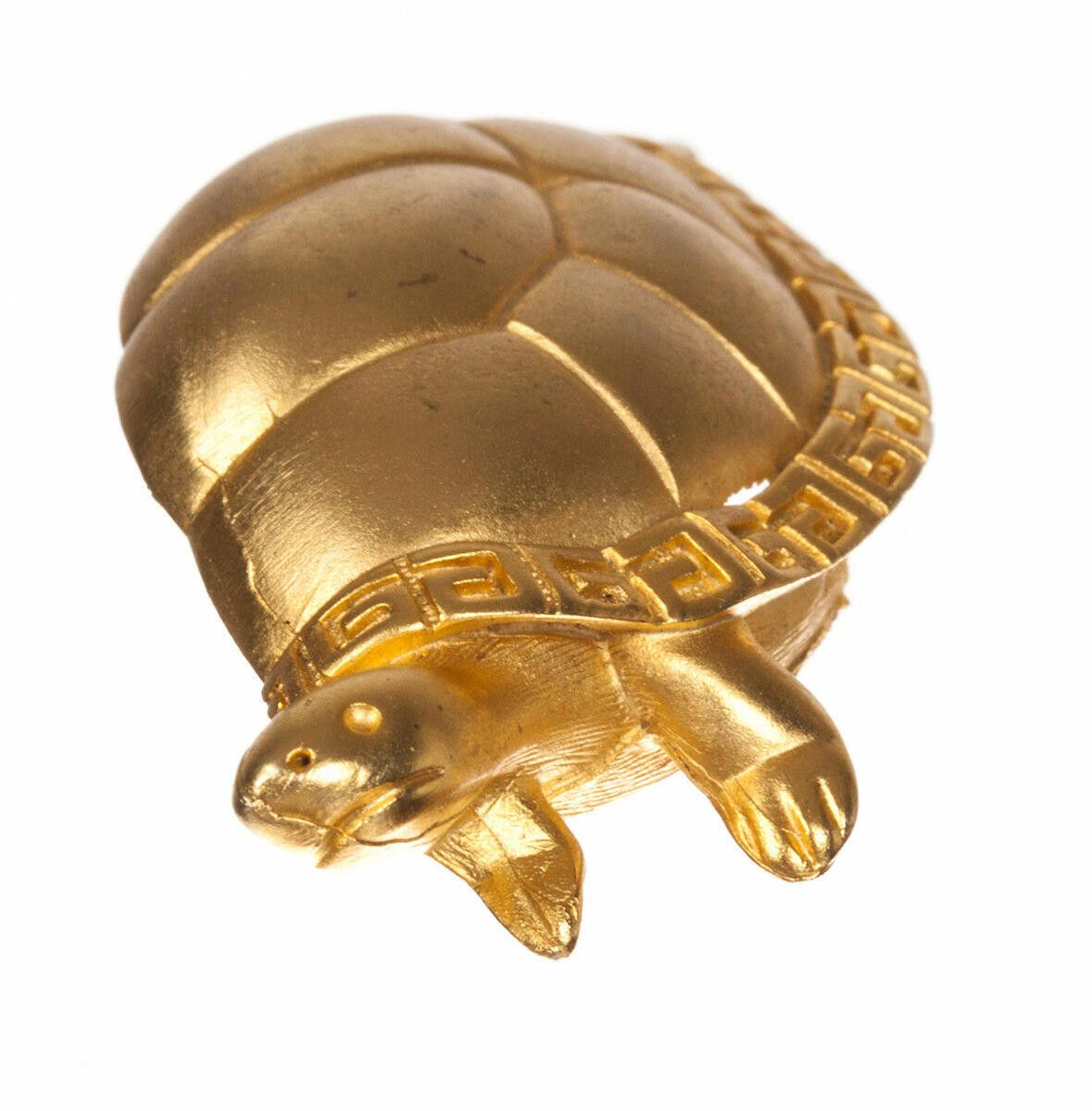 Givenchy Givenchy Gold Tone Turtle Pin Size ONE SIZE - 3 Thumbnail