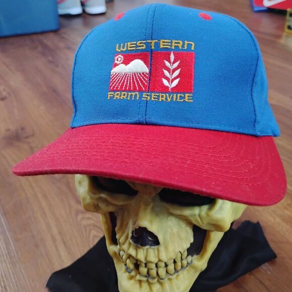 Other Deadstock Vintage Western Farm Service Two Tone Snap Hat Size ONE SIZE - 1 Thumbnail