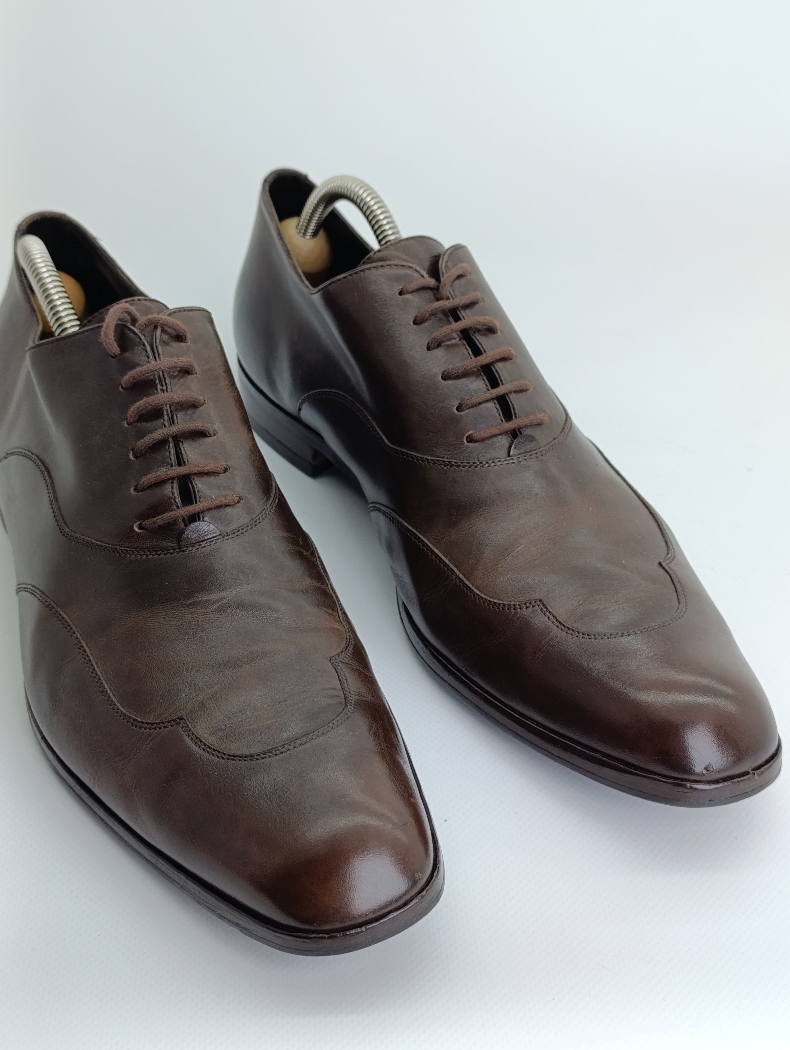 Z Zegna ZEGNA Z LUX LACE UP LEATHER DRESS SHOES Size US 9 / EU 42 - 12 Thumbnail