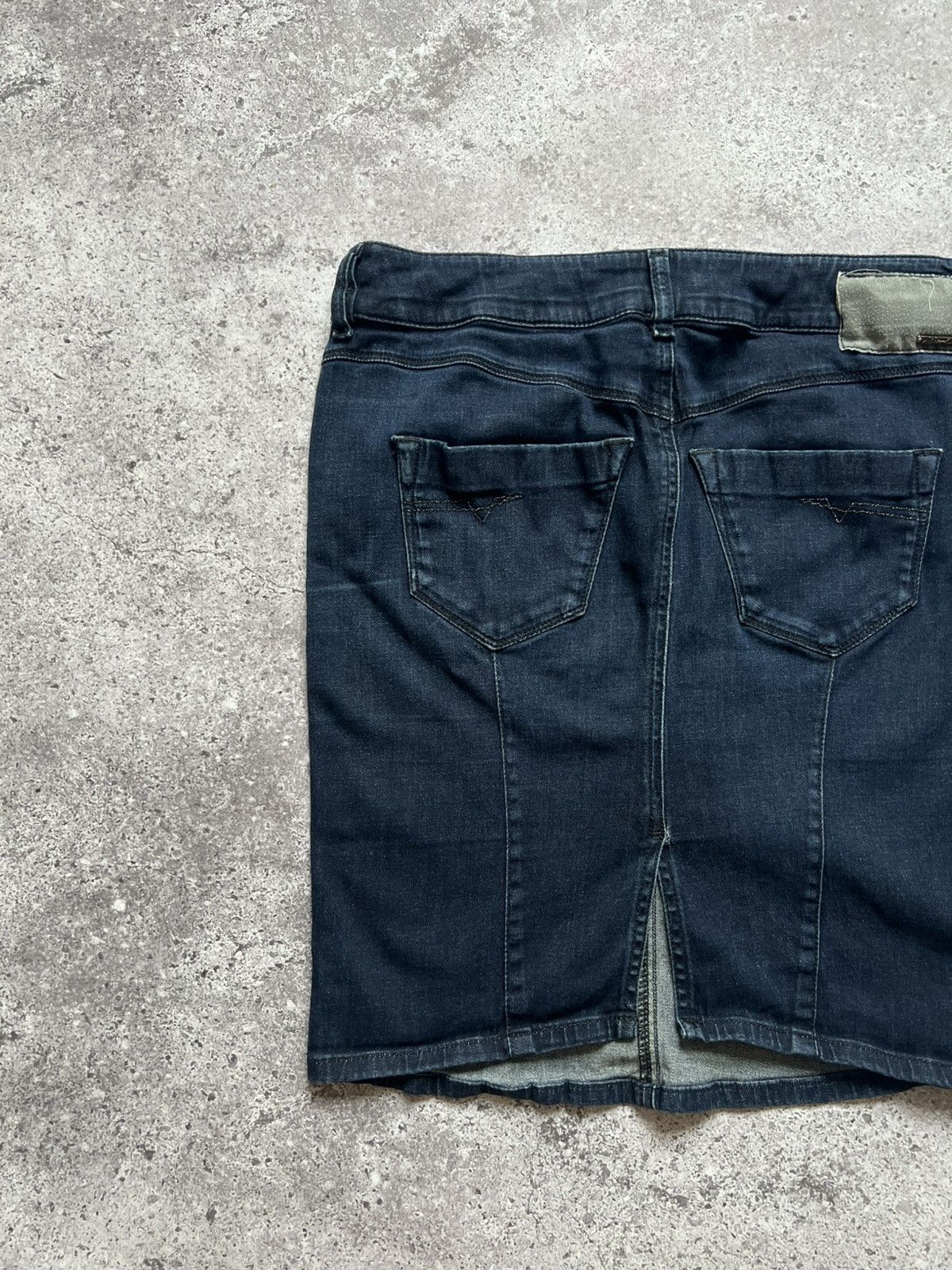 Diesel × Vintage Vintage Diesel Denim Skirt Y2K Size 29" - 12 Thumbnail