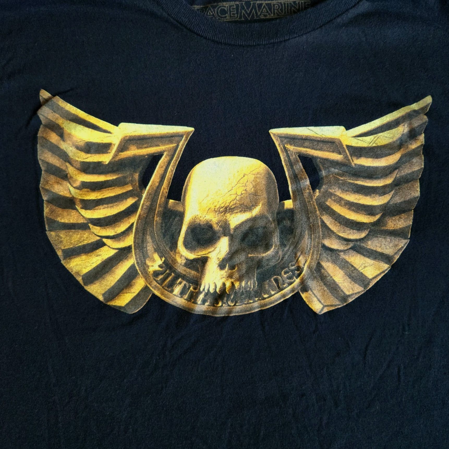 Tultex Warhammer 40,000: Space Marine 2011 Video Game Promo Merch Black Med T-Shirt Tee Mens Size US M / EU 48-50 / 2 - 2 Thumbnail
