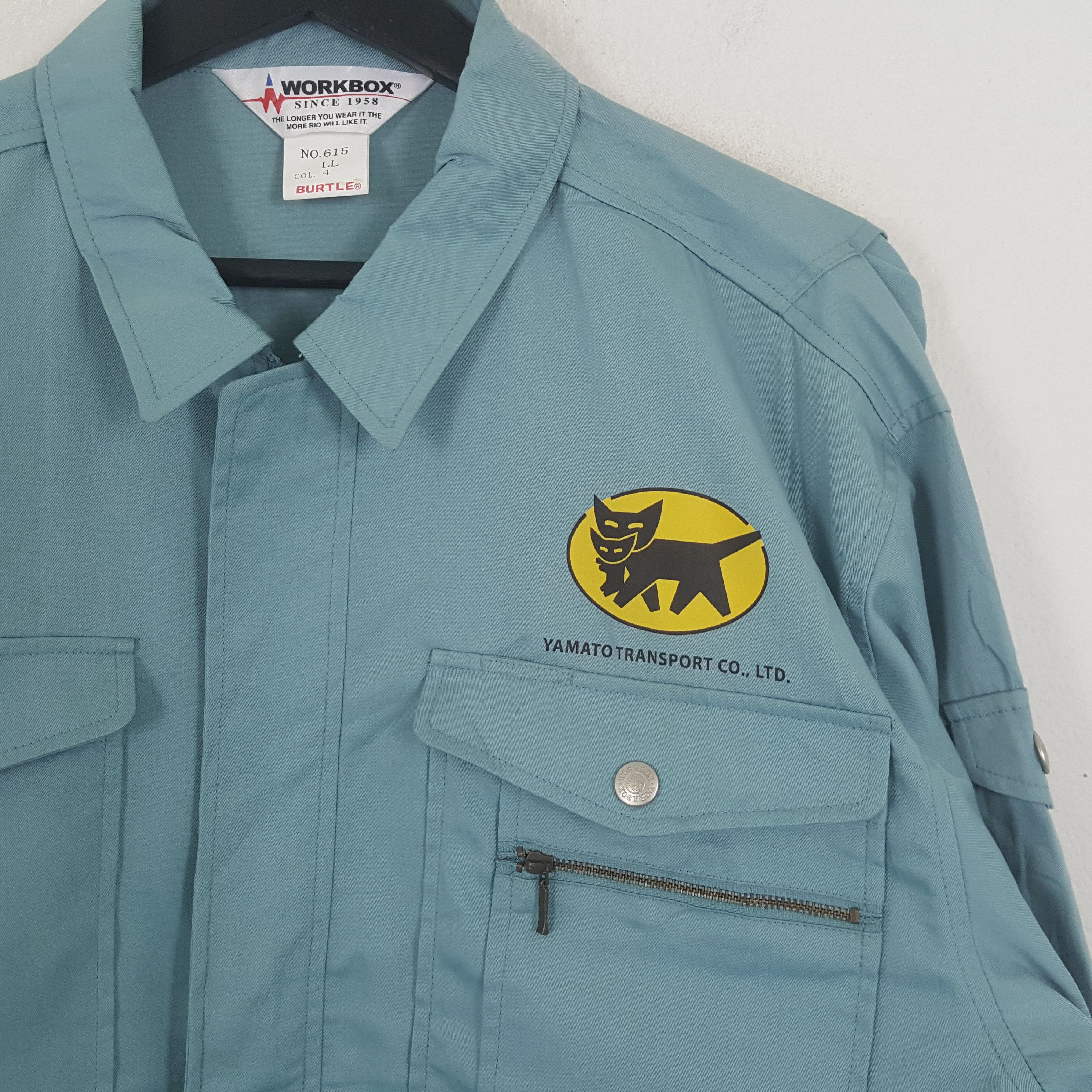 Japanese Brand × Vintage Yamato Transport Japanese Workwear Custom Art Jacket Size US L / EU 52-54 / 3 - 4 Thumbnail