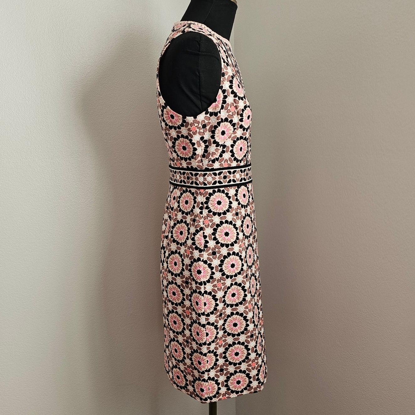 Kate Spade Kate Spade by the Pool Floral Mosaic Jacquard Sheath Dress 4 Size S / US 4 / IT 40 - 5 Thumbnail