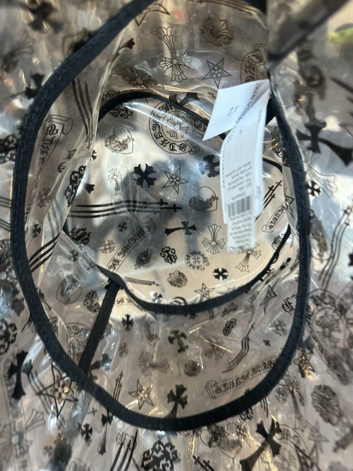 Chrome Hearts RARE! CHROME HEARTS CLEAR SEE THROUGH BUCKET HAT Size ONE SIZE - 6 Thumbnail