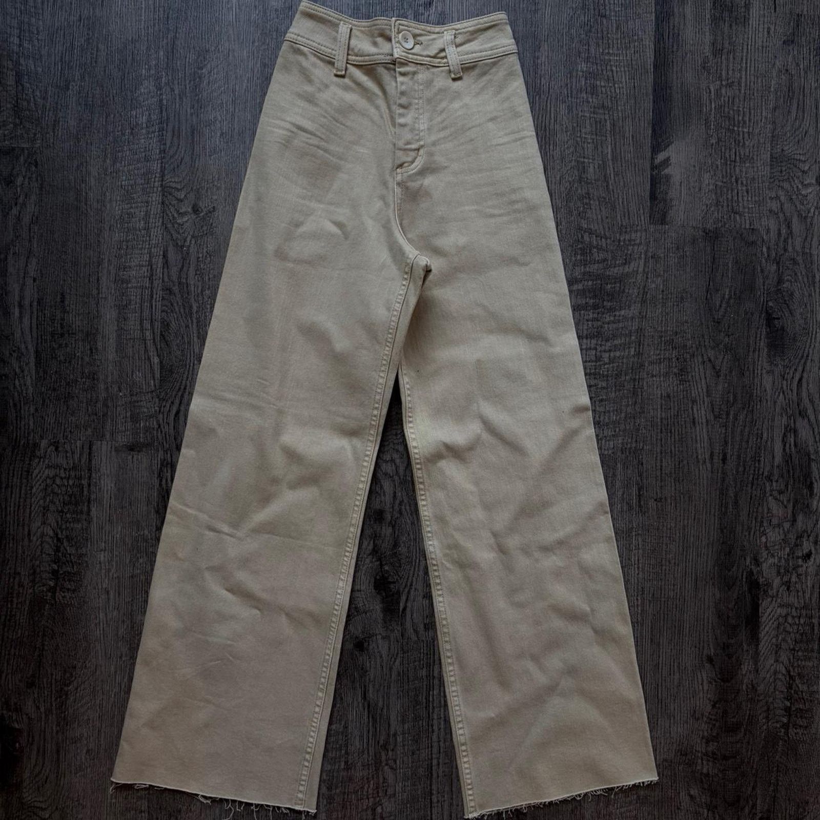 Miaou Miou muse beige wide leg Size 24" / US 00 / IT 34 - 4 Thumbnail