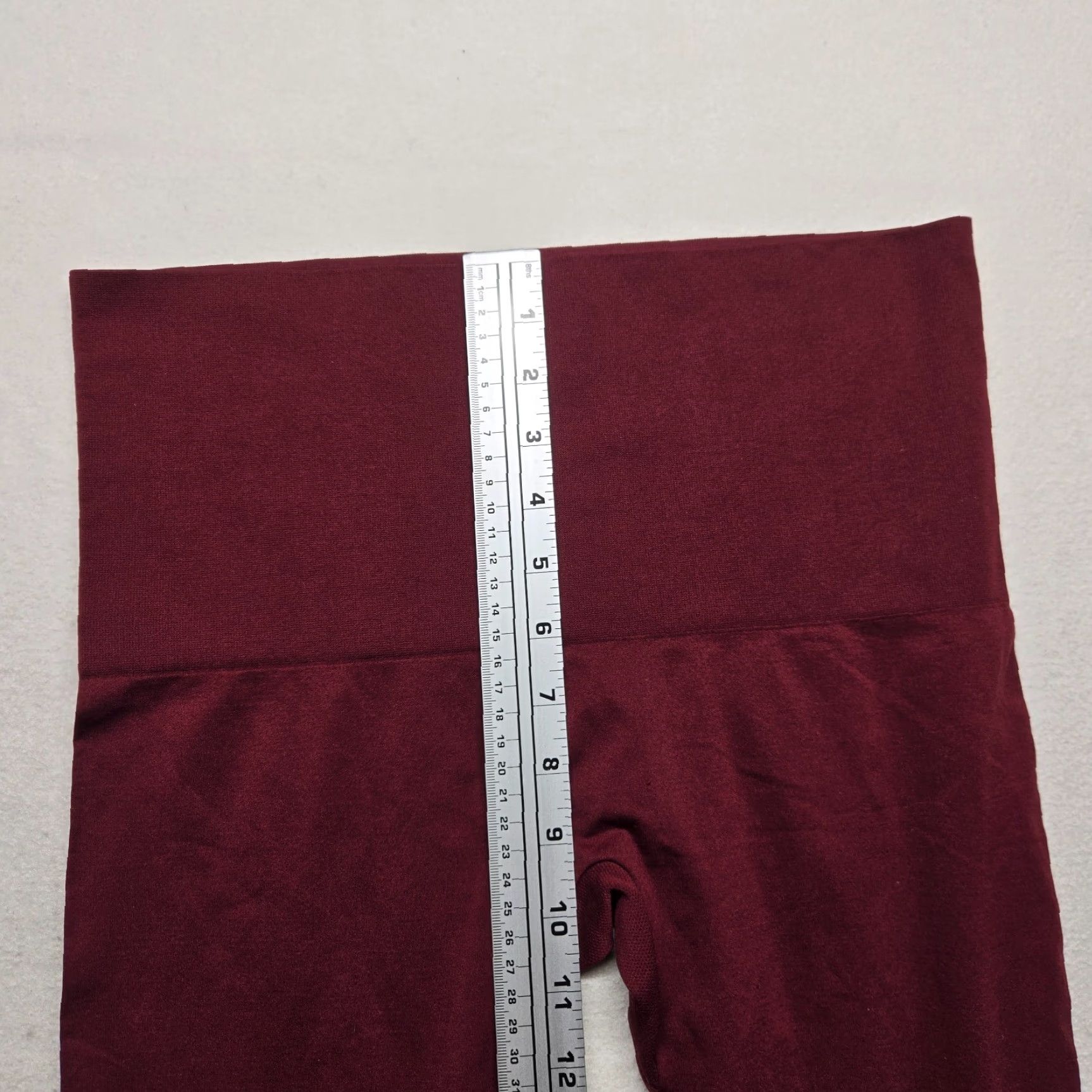 Vintage Cato Leggings Women L High Rise Red Nylon Polyester Spandex Activewear Pants Adult Size L - Vintage? No (adjust) Size 36" / US 14 / IT 50 - 5 Thumbnail