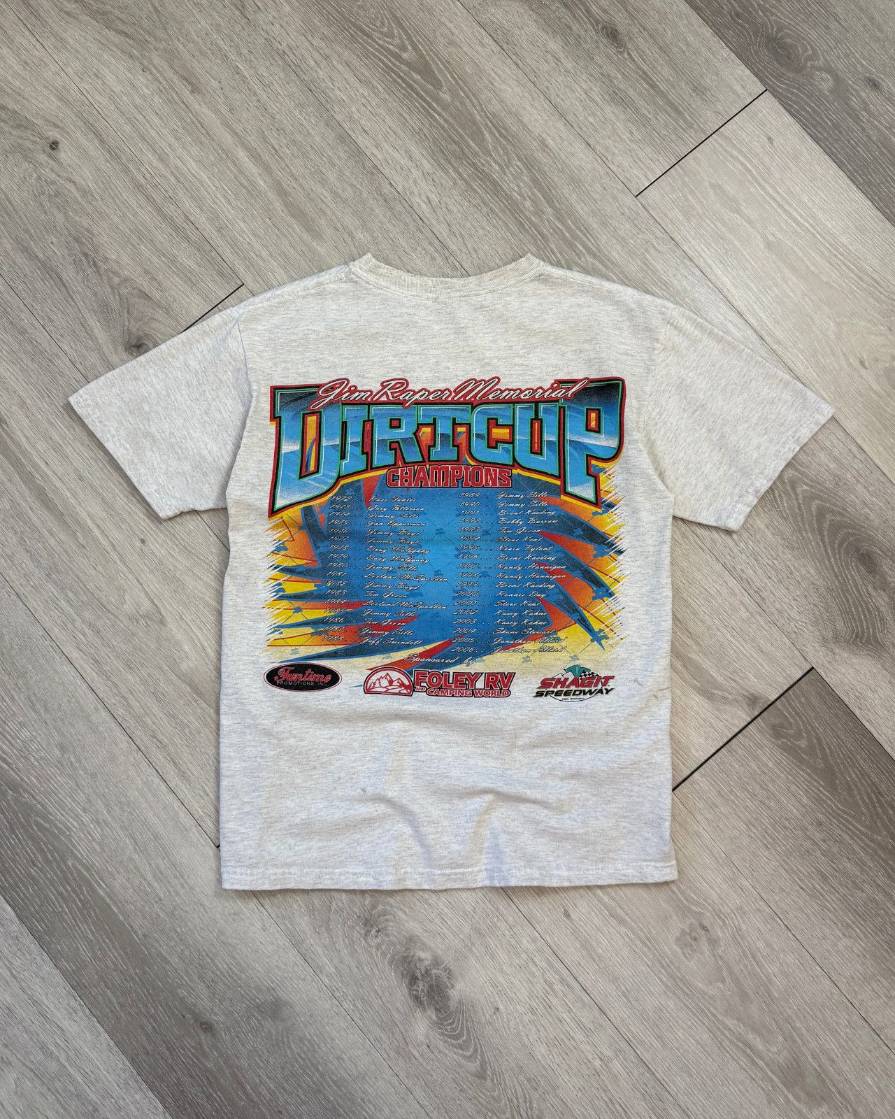 Vintage 2007 Jim Raper Memorial Dirt Cup Sprint Car T-Shirt - Small Size US S / EU 44-46 / 1 - 2 Thumbnail