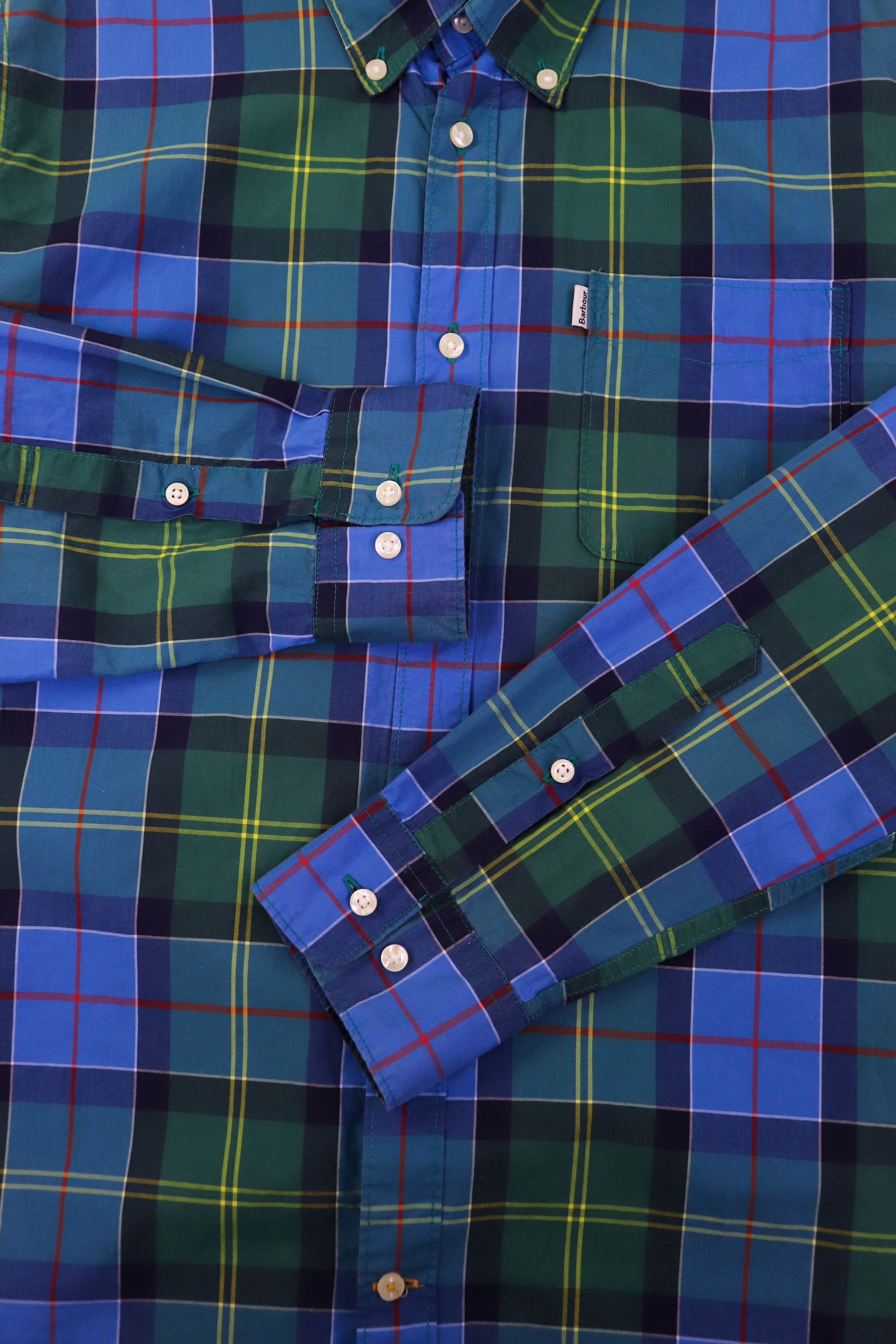 Barbour Barbour Multicolor Tartan Tailored Fit Long Sleeve Shirt Size US M / EU 48-50 / 2 - 7 Thumbnail