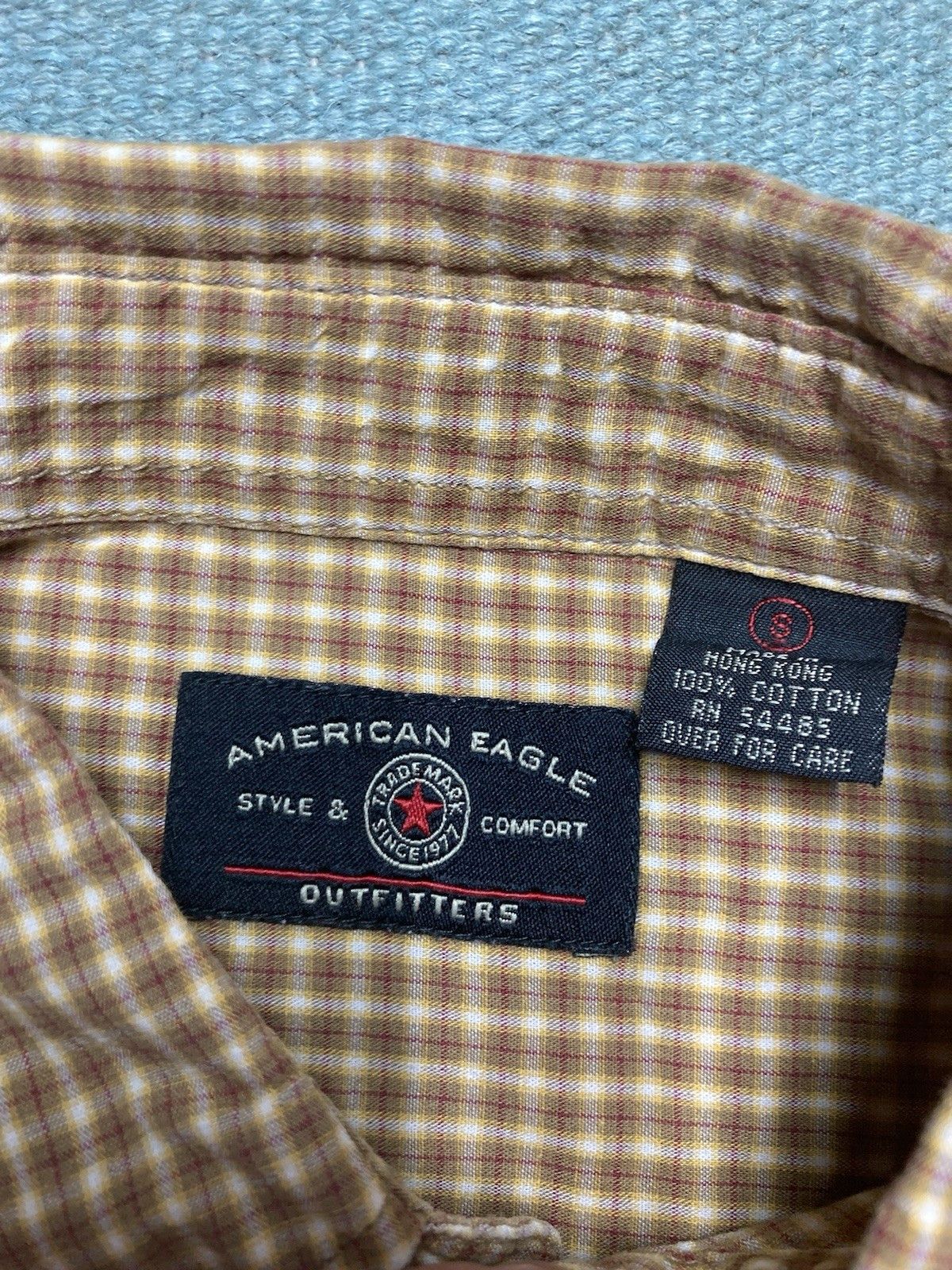 American Eagle Outfitters American eagle button shirt plaid check lightweight cotton S Size US S / EU 44-46 / 1 - 3 Thumbnail