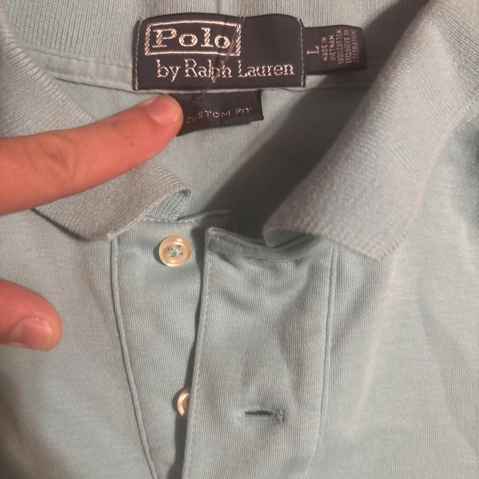 Polo Ralph Lauren Polo Ralph Lauren Men’s Polo Shirt Custom Slim Fit L Blue Size US L / EU 52-54 / 3 - 4 Thumbnail