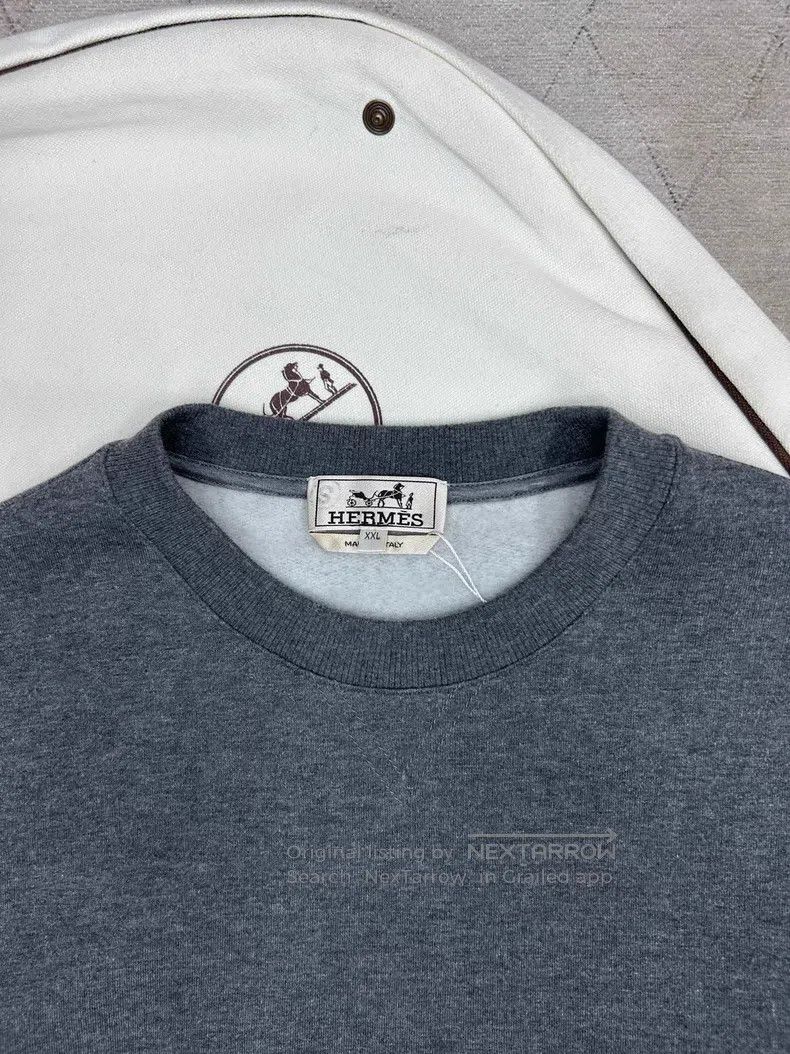 Hermes Hermes Fall/Winter Item, Cashmere, Island Cotton Sweatshir Size US XXL / EU 58 / 5 - 2 Thumbnail