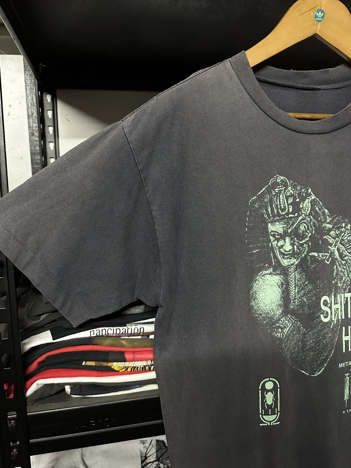 Anime × Vintage Vintage 90s Shitting Hell Horror Art Sun Faded Tee Size US L / EU 52-54 / 3 - 6 Thumbnail