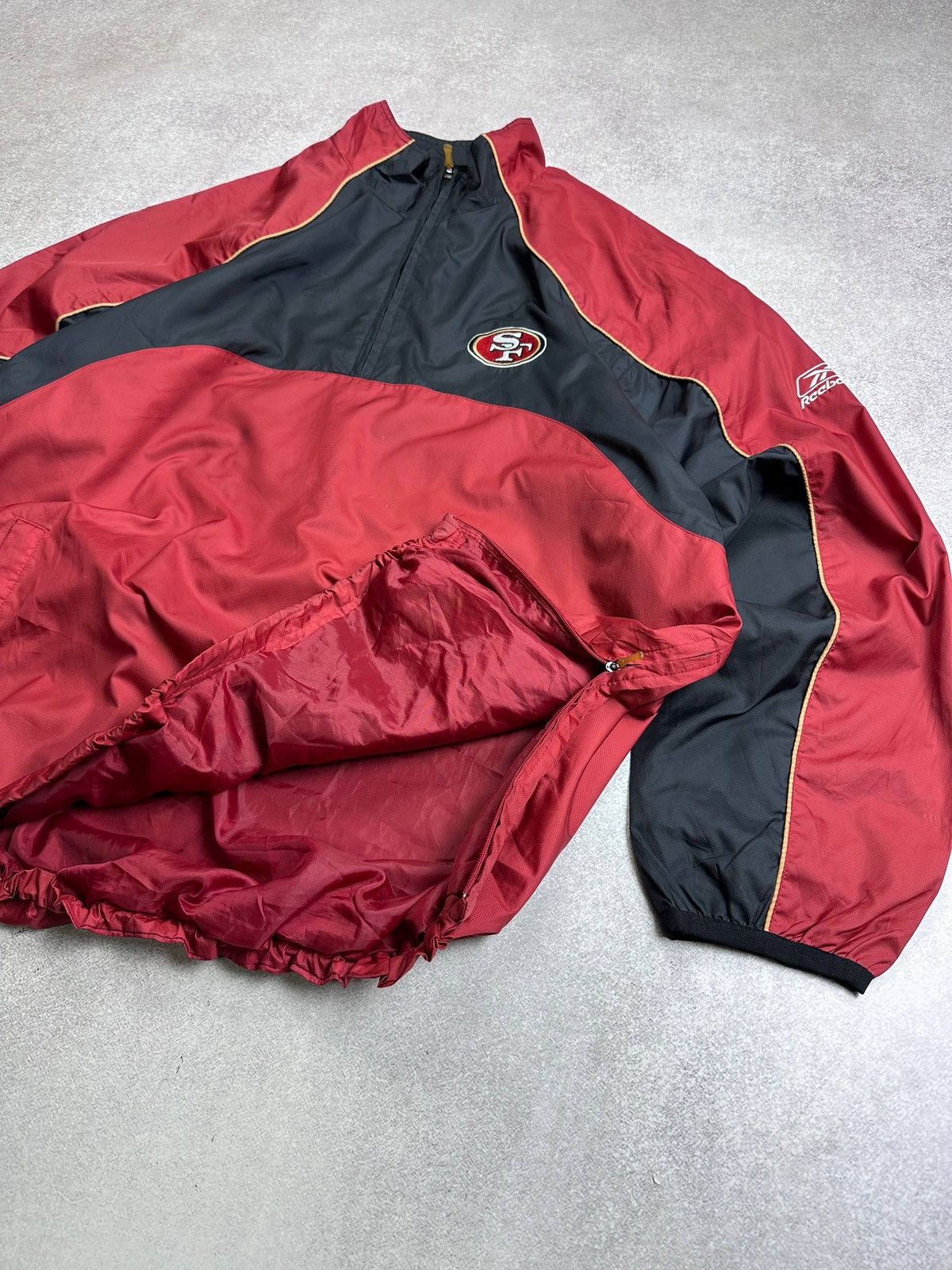 NFL Vintage NFL San Francisco 49ers Nylon Reebok Jacket XL Size US XL / EU 56 / 4 - 7 Thumbnail