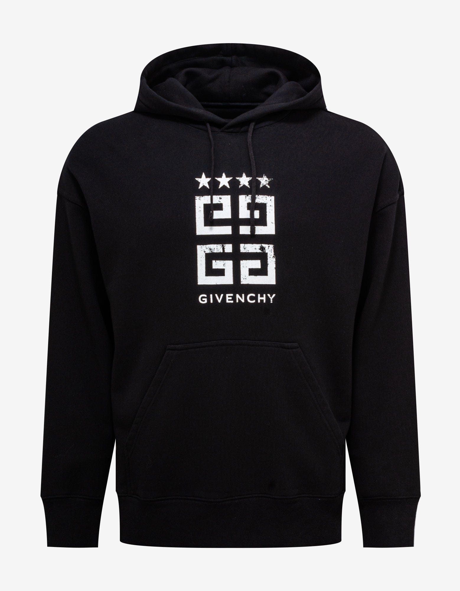Givenchy Givenchy Black 4G Stars Hoodie Size US M / EU 48-50 / 2 - 1 Thumbnail
