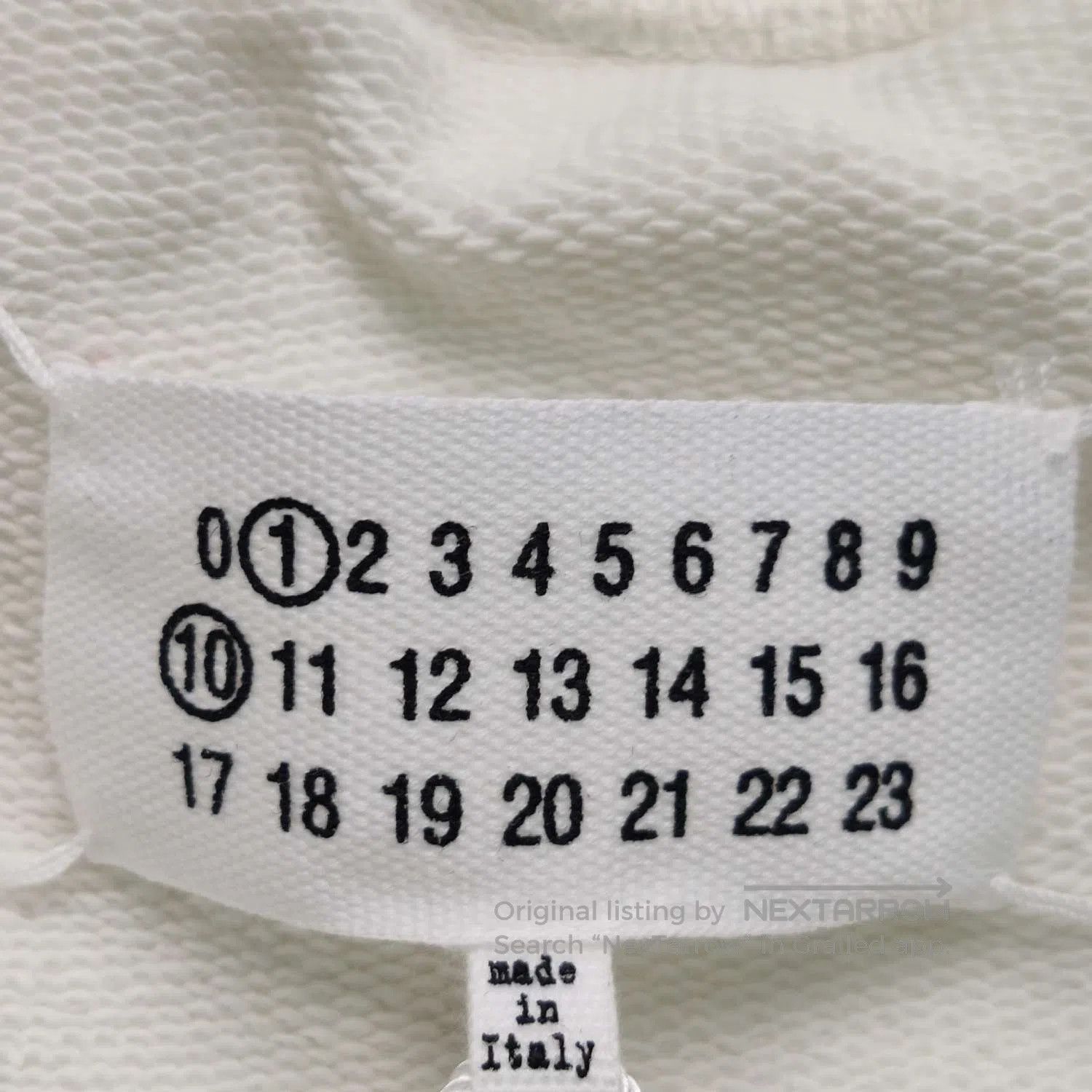 Maison Margiela Maison Margiela Cotton Crewneck Logo Sweatshirt M. Size US L / EU 52-54 / 3 - 3 Thumbnail