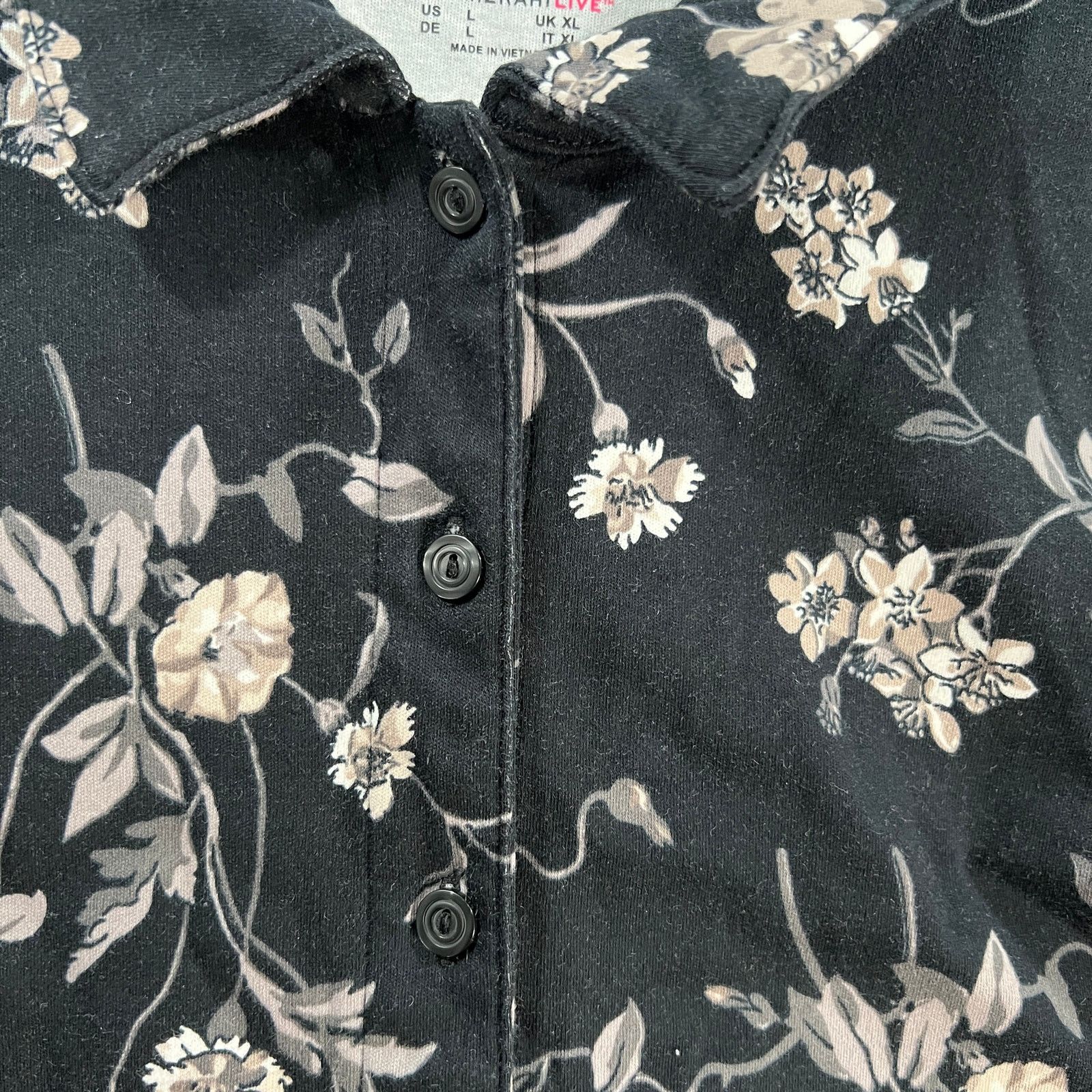 Isaac Mizrahi Isaac Mizrahi Live! Printed Pima Cotton Butten Front Size L / US 10 / IT 46 - 8 Thumbnail