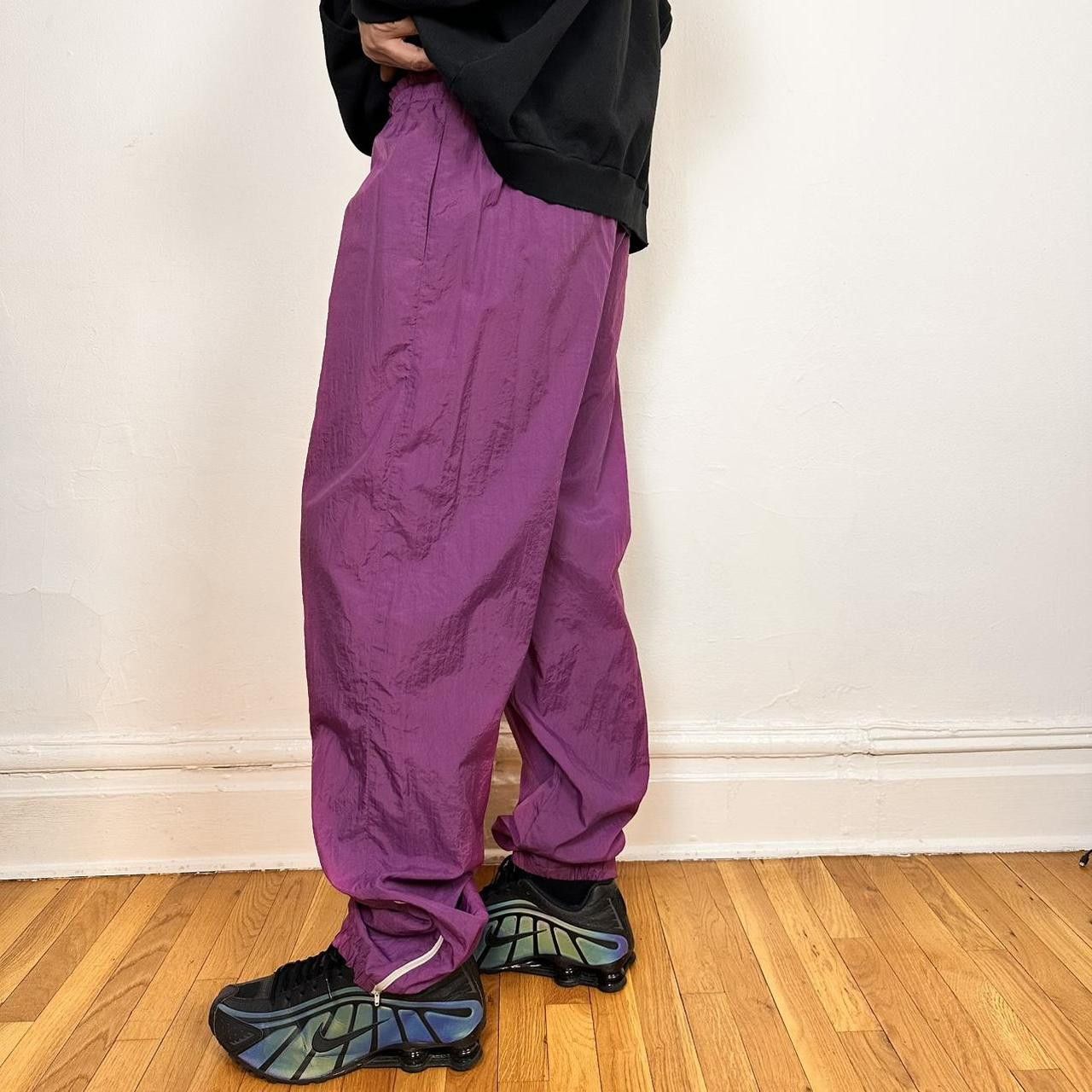 Cherokee Vintage Cherokee Purple Nylon Joggers - XL Size US 34 / EU 50 - 2 Thumbnail