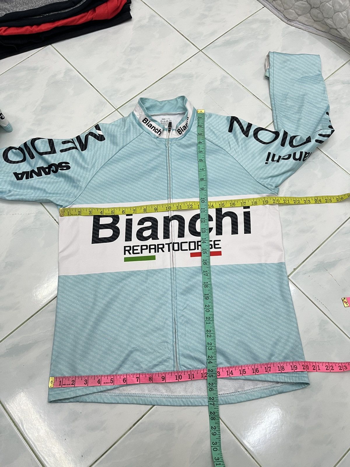 Bicycle ❤️‍🔥❤️‍🔥❤️‍🔥BIANCHI BICYCLES ZIPPER SHIRTS Size US L / EU 52-54 / 3 - 18 Thumbnail