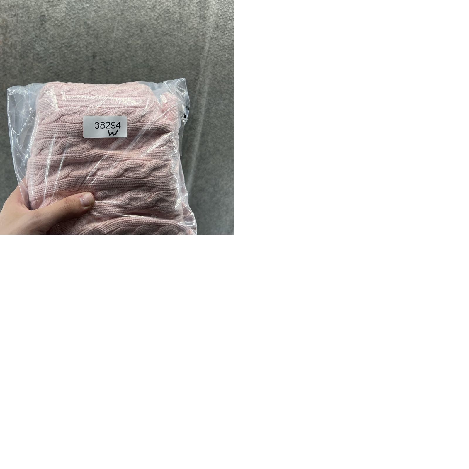 Tommy Hilfiger Tommy Hilfiger Sweater Womens Medium Pink Cable Knit V-Neck Pullover Cotton Size M / US 6-8 / IT 42-44 - 9 Thumbnail