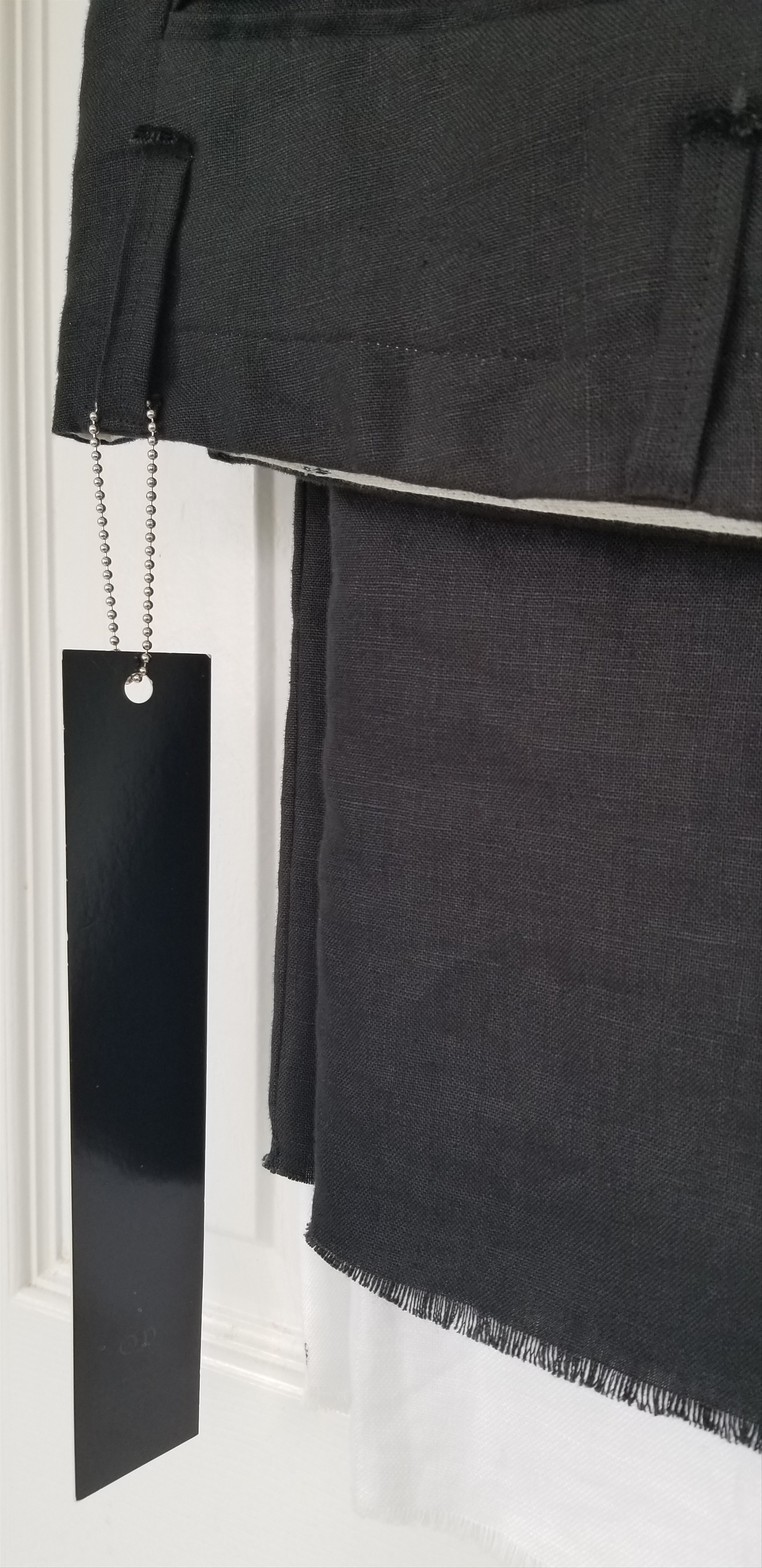 Odyn Vovk Odyn Vovk Double Layer Linen Ann Black White Demeulemeester Size US 30 / EU 46 - 8 Thumbnail