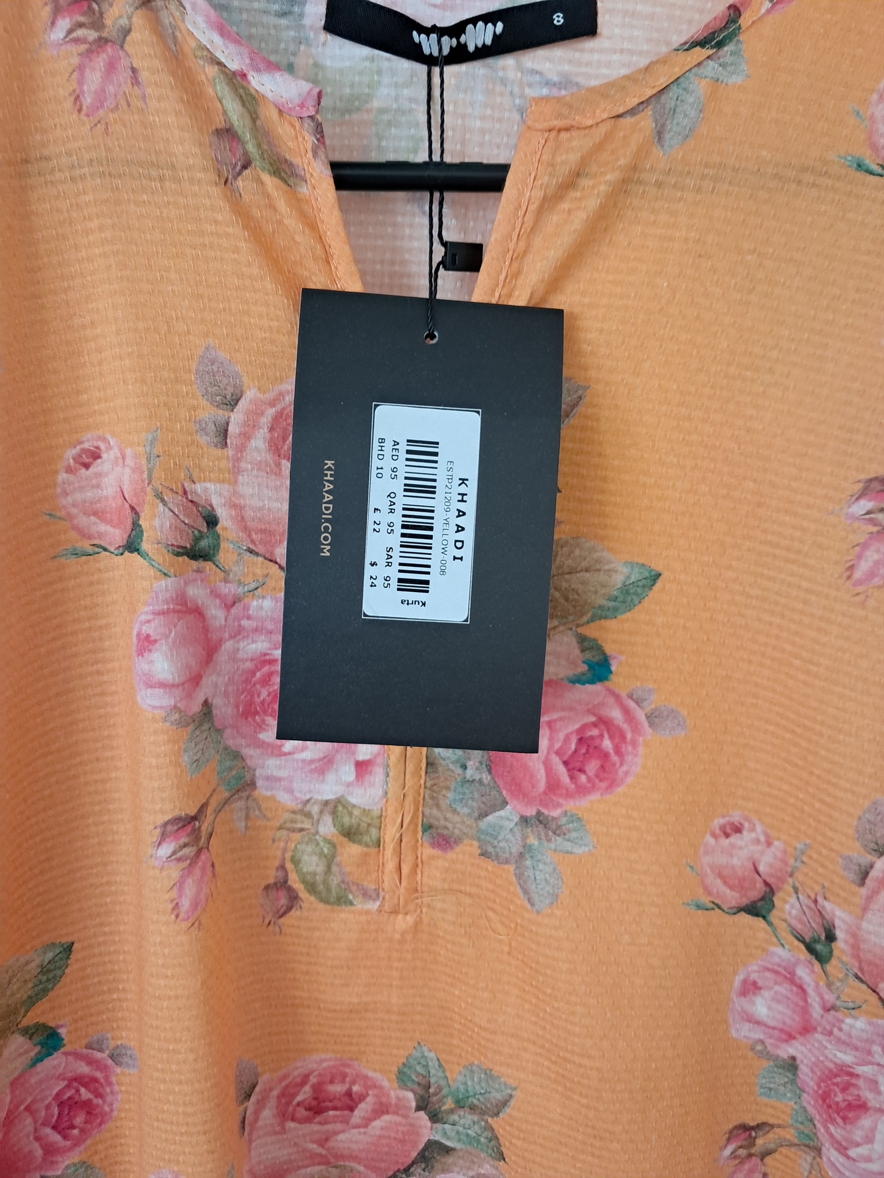 Designer Khaadi Tunic wiht flowers Size M / US 6-8 / IT 42-44 - 2 Thumbnail