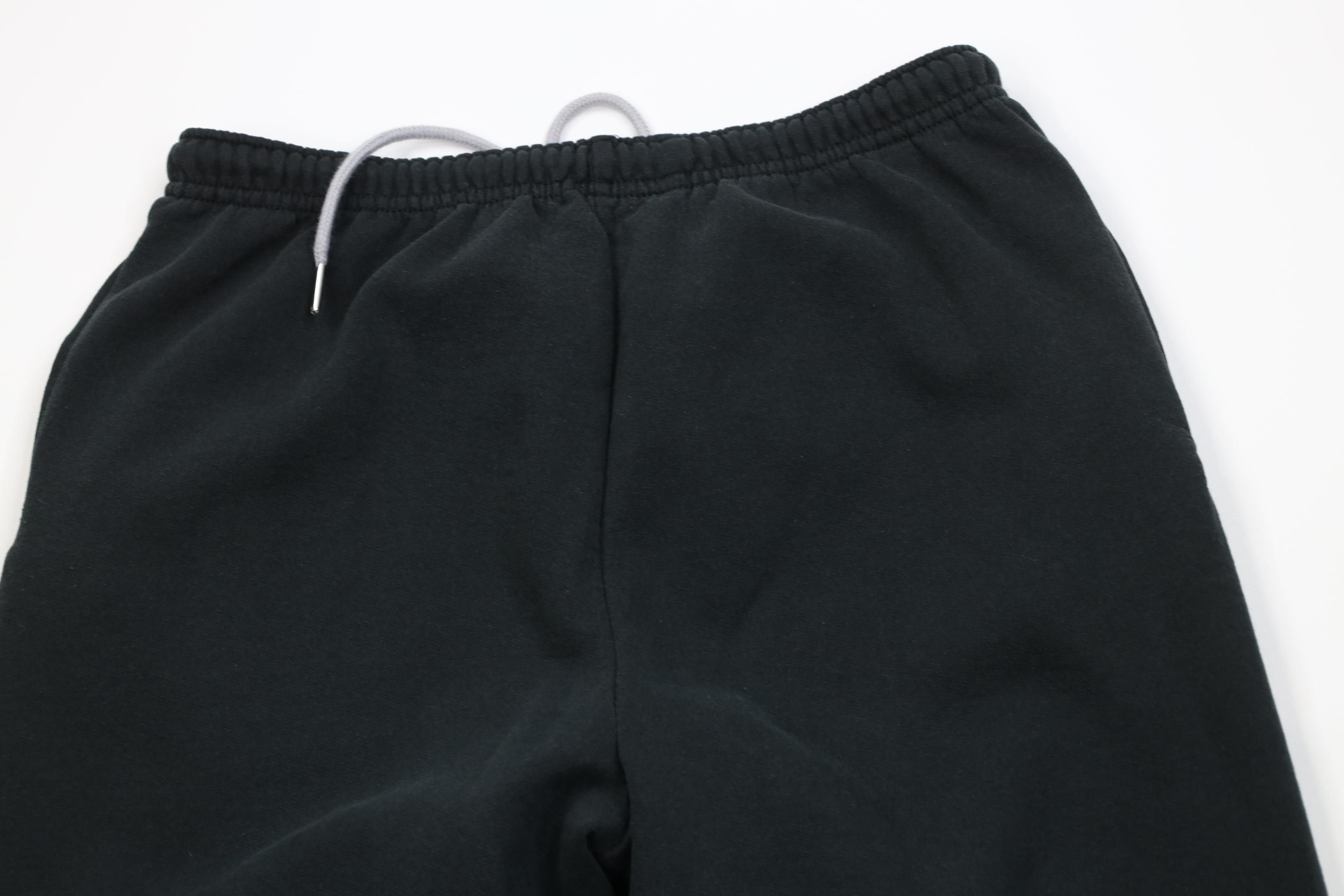 Vintage Vintage 90s Y2K Streetwear Tapered Leg Sweatpants Black Size US 34 / EU 50 - 9 Thumbnail