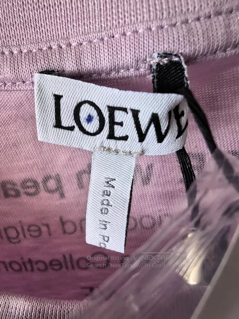 Loewe Loewe Short-sleeved unisex top, with a logo on the back Size XS / US 0-2 / IT 36-38 - 3 Thumbnail