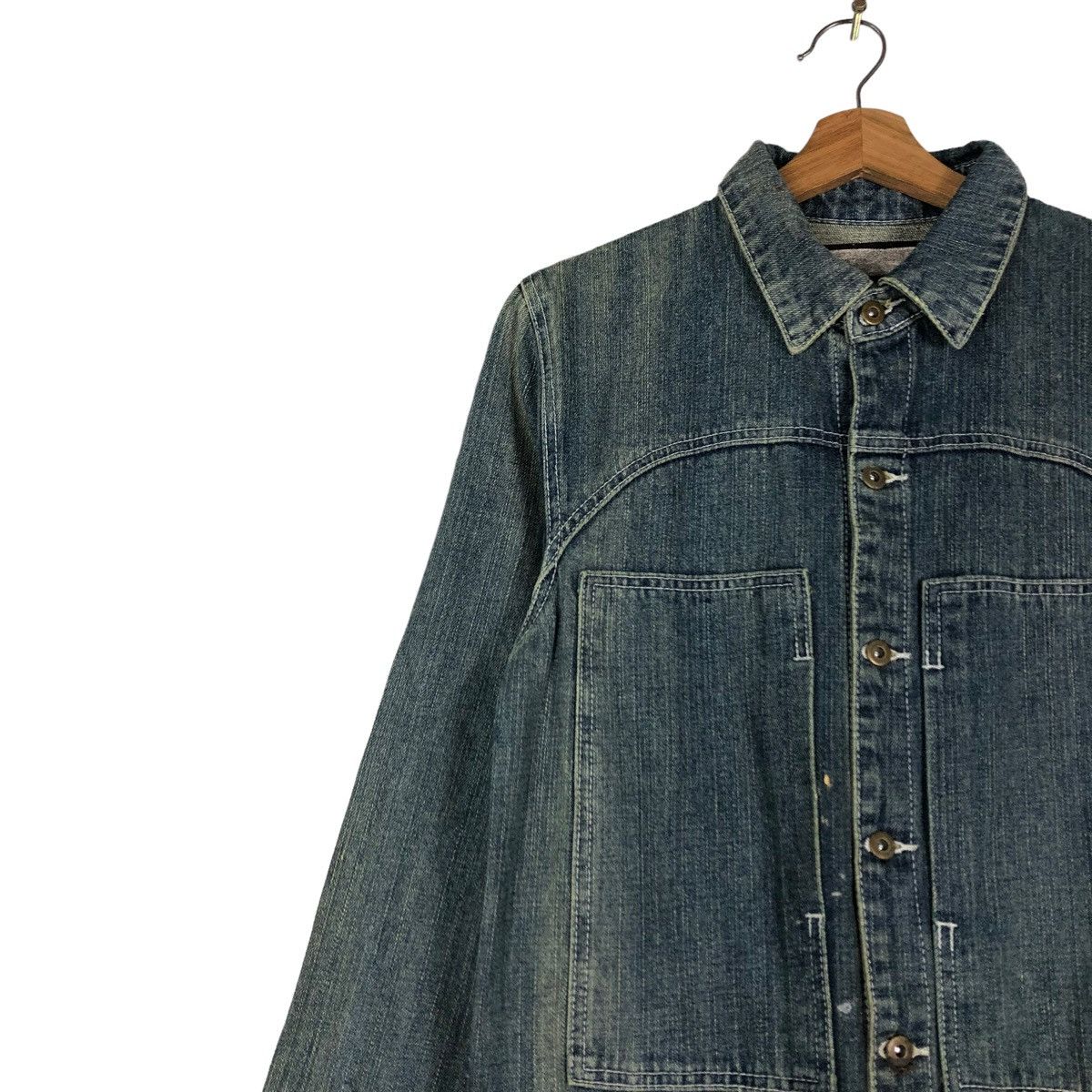 Blue Blue Japan 🔥VINTAGE DENIM WORK COVERALL BLUE BLUE JAPAN SISOKO Size US 34 / EU 50 - 7 Thumbnail