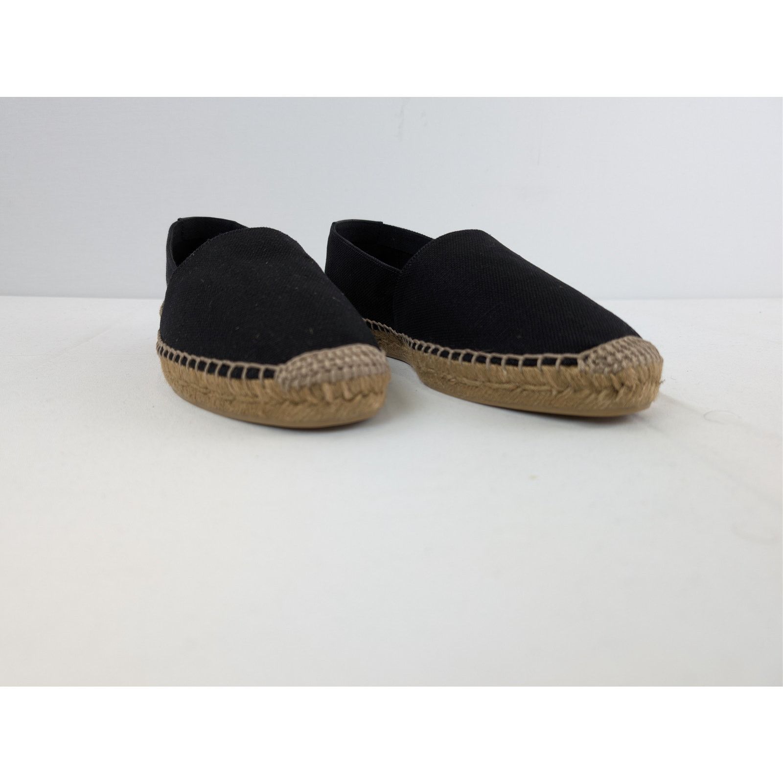 Saint Laurent Paris o1rshd1 Saint Laurent Canvas Espadrilles Slip On Shoes Black Size US 7.5 / EU 40-41 - 5 Thumbnail