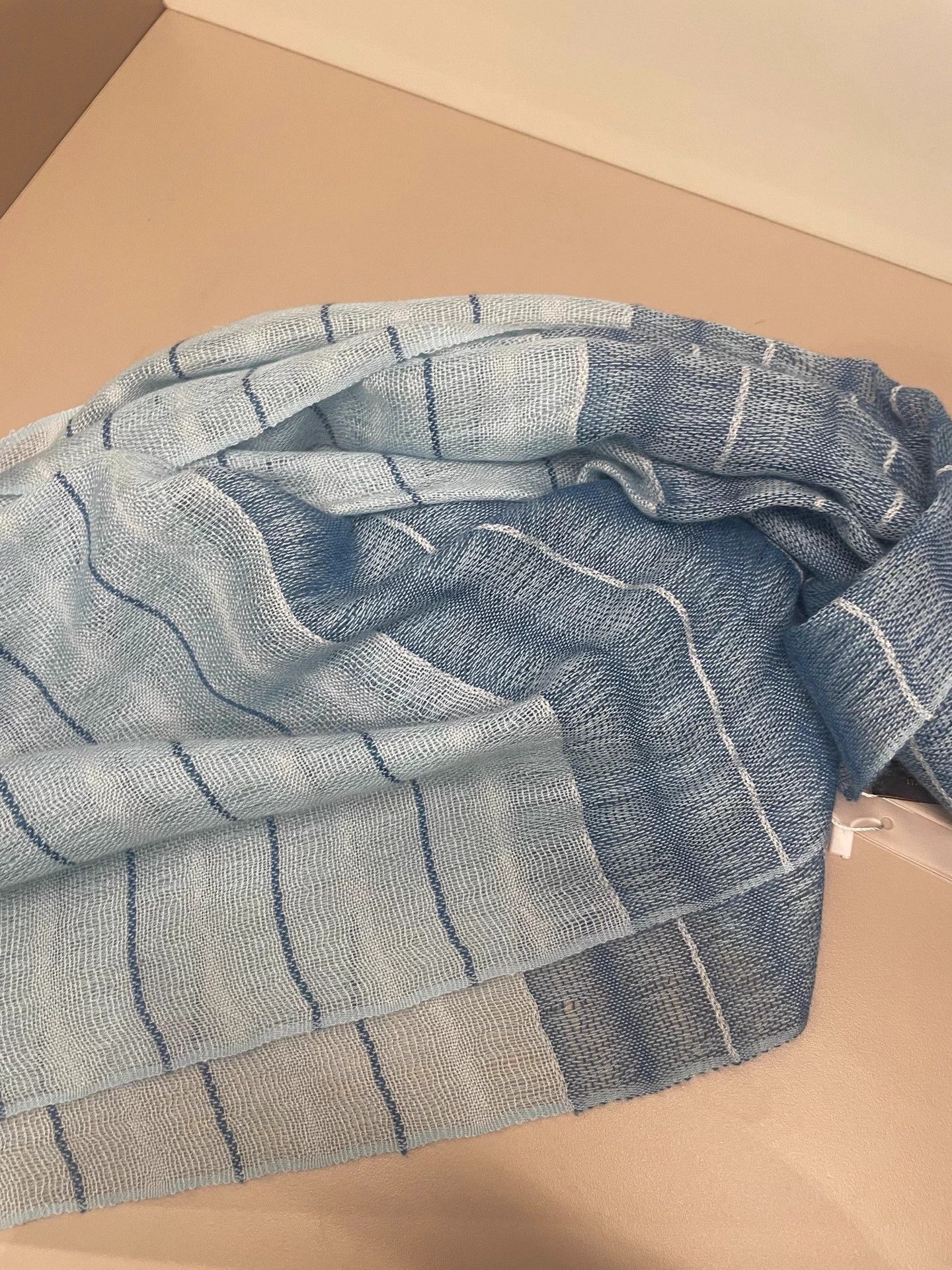 Loro Piana Loro Piana Sky Blue Cashmere Scarf 192x65cm Size ONE SIZE - 3 Thumbnail