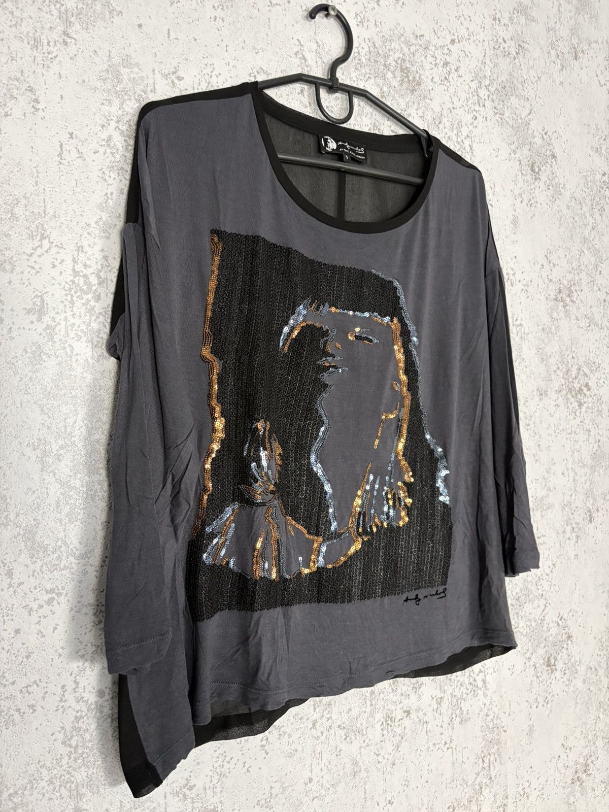 Andy Warhol Andy Warhol Pepe Jeans 2000s Sequin Graphic Top Pop Art Y2K Size S / US 4 / IT 40 - 2 Thumbnail