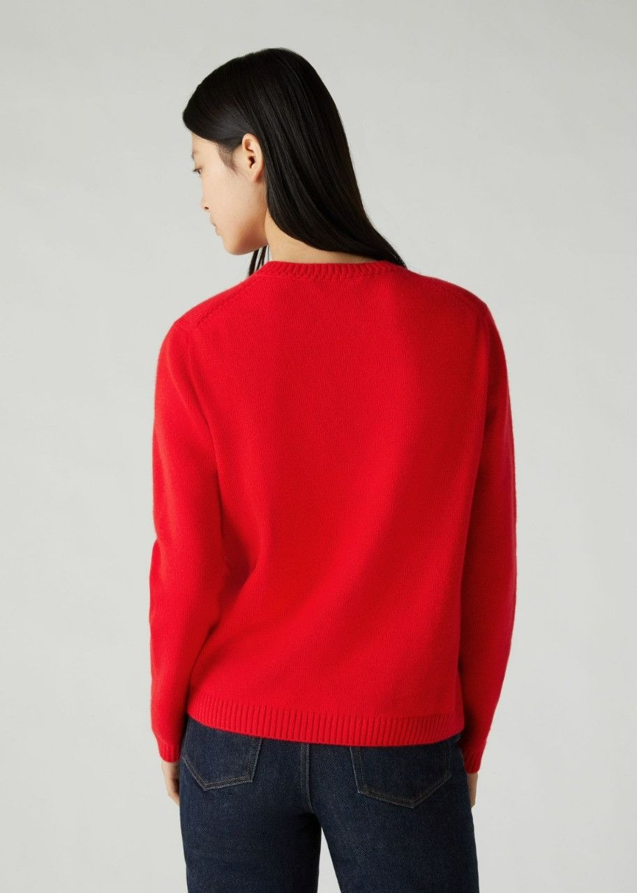 Loro Piana o1srvl11e0524 Sweater in Red Size S / US 4 / IT 40 - 5 Thumbnail