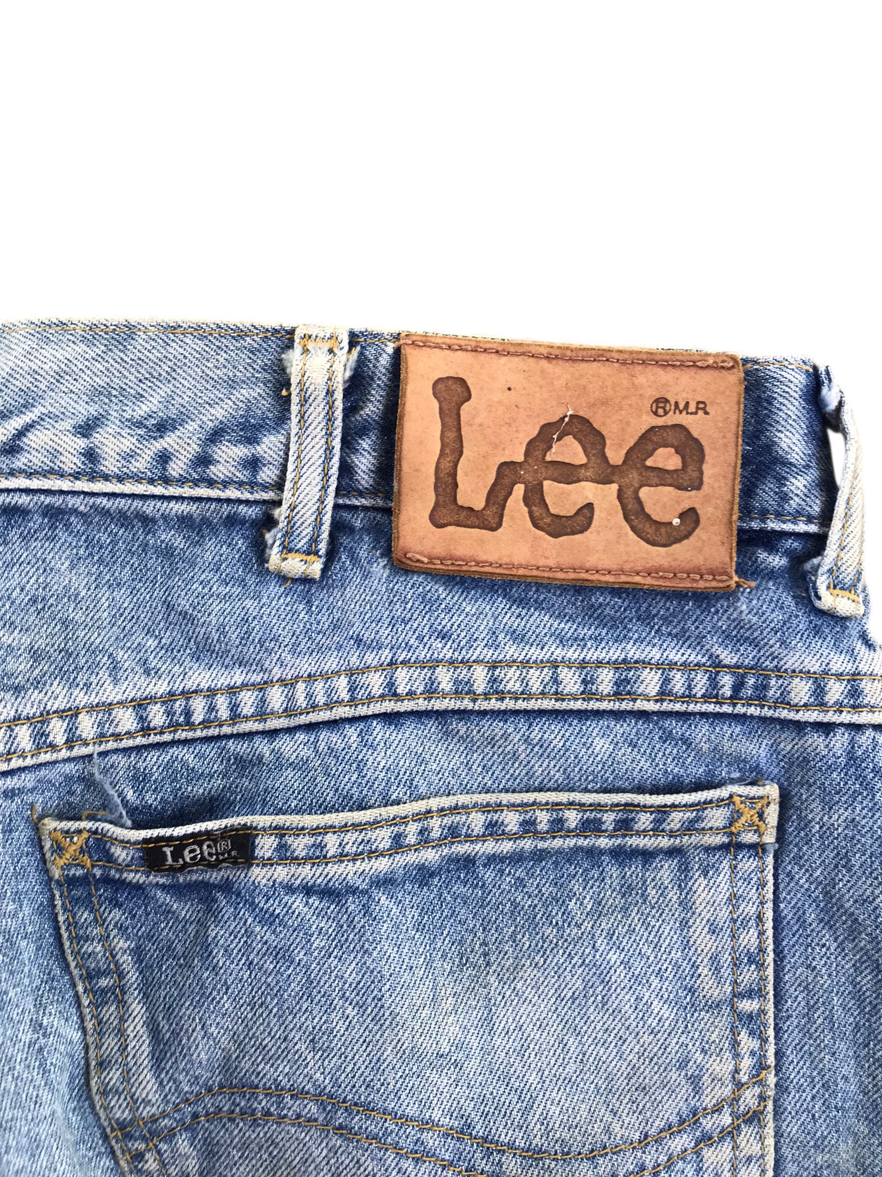 Tornado Mart Vtg 90s Lee Rider Distressed Denim-Size 34-if six was nine Size US 34 / EU 50 - 11 Thumbnail