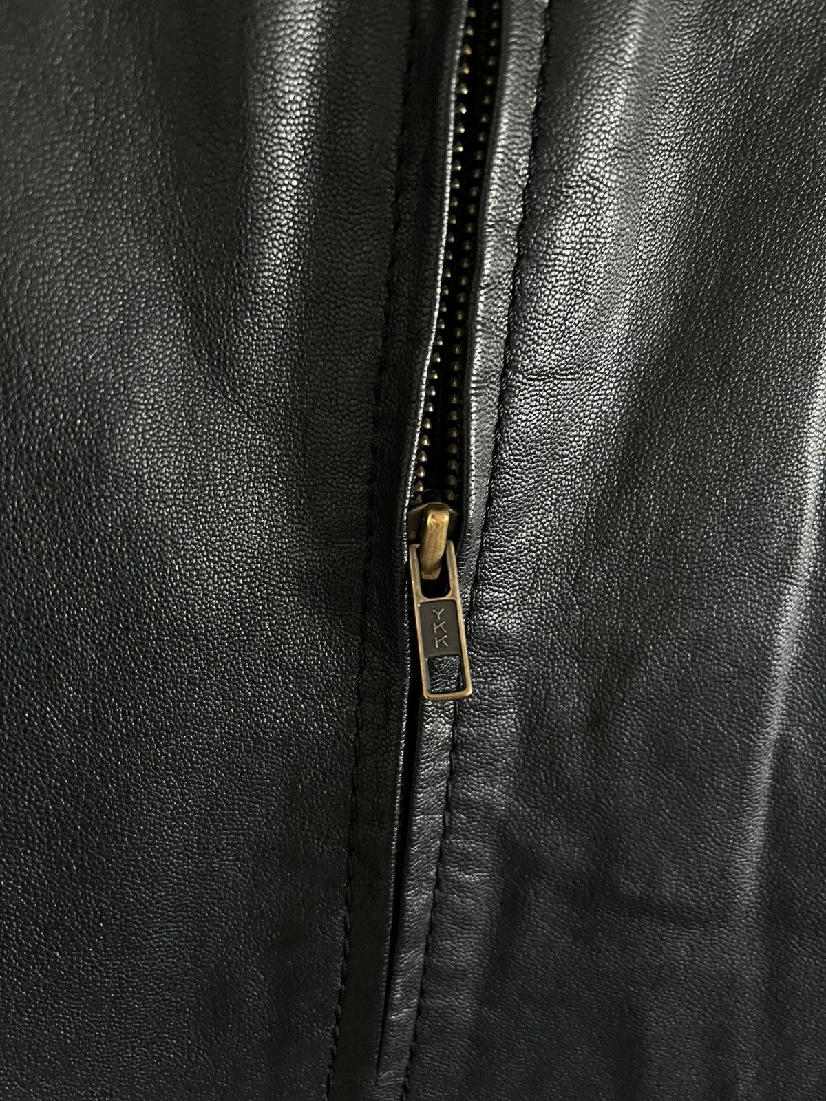 Jack & Jones Goat skin leather jacket Size US L / EU 52-54 / 3 - 2 Thumbnail