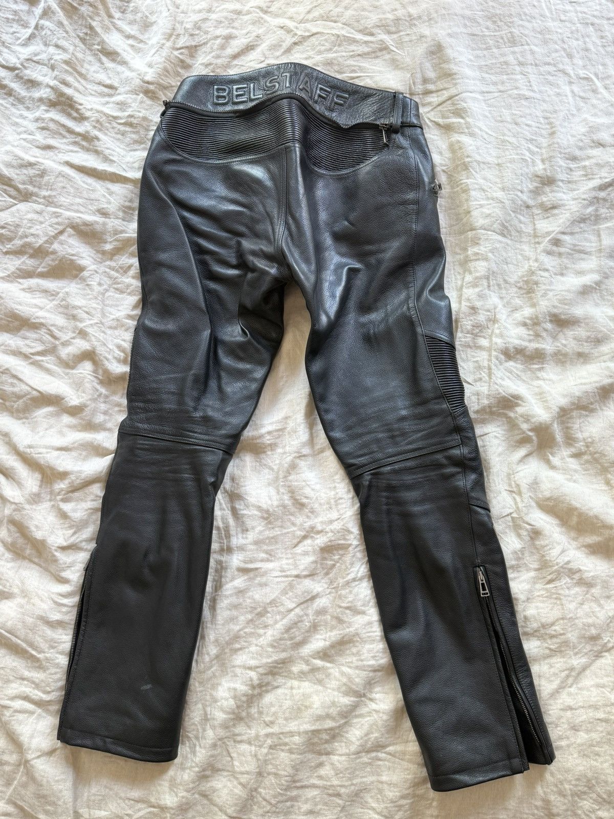 Belstaff Belstaff Armored Leather Motorcycle Trousers Size US 30 / EU 46 - 2 Thumbnail