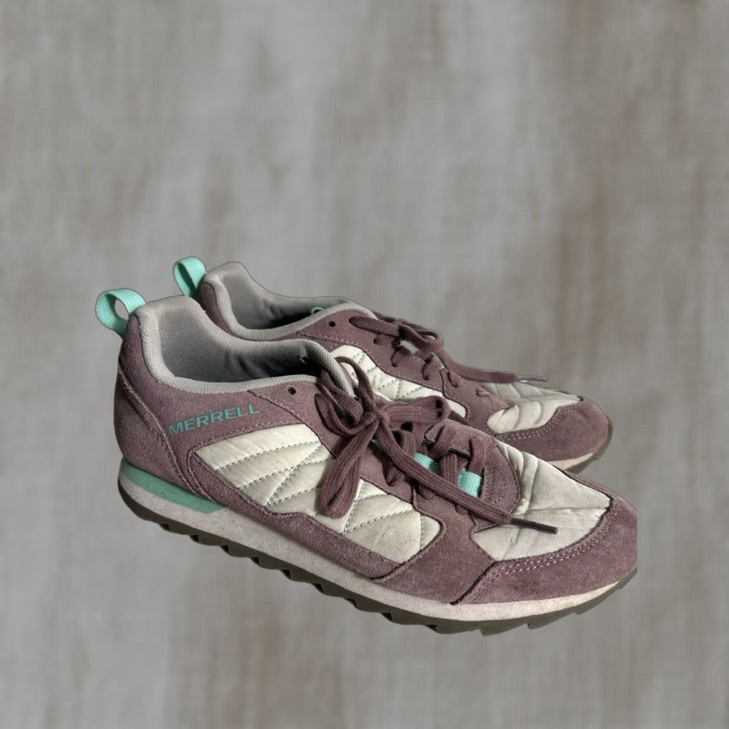 Merrell Merrell Burlwood Performance Sneaker Womens 9 Purple Low Top Lace Up Athletic Casual Outdoor Hiking Running Walking Logo Size US 9 / IT 39 - 1 Thumbnail
