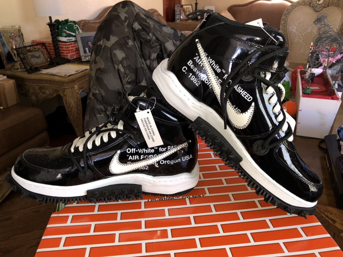 Nike × Off-White Air Force 1 Mid ‘Sheed’ Size US 10.5 / EU 43-44 - 4 Thumbnail