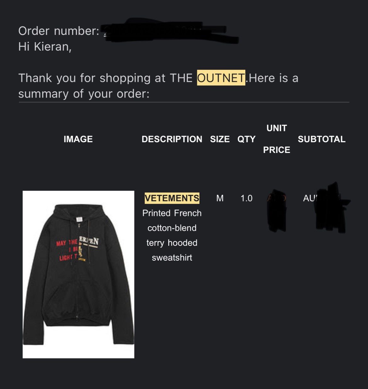 Vetements Vetements Split Logo Zip Hoodie Size US M / EU 48-50 / 2 - 2 Thumbnail