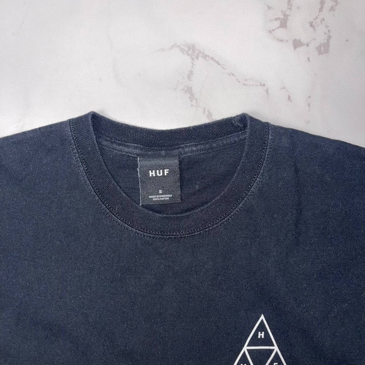 Huf HUF Mens S size ‘MIRAGE’ Triple Triangle T-Shirt BLACK Size US S / EU 44-46 / 1 - 6 Thumbnail