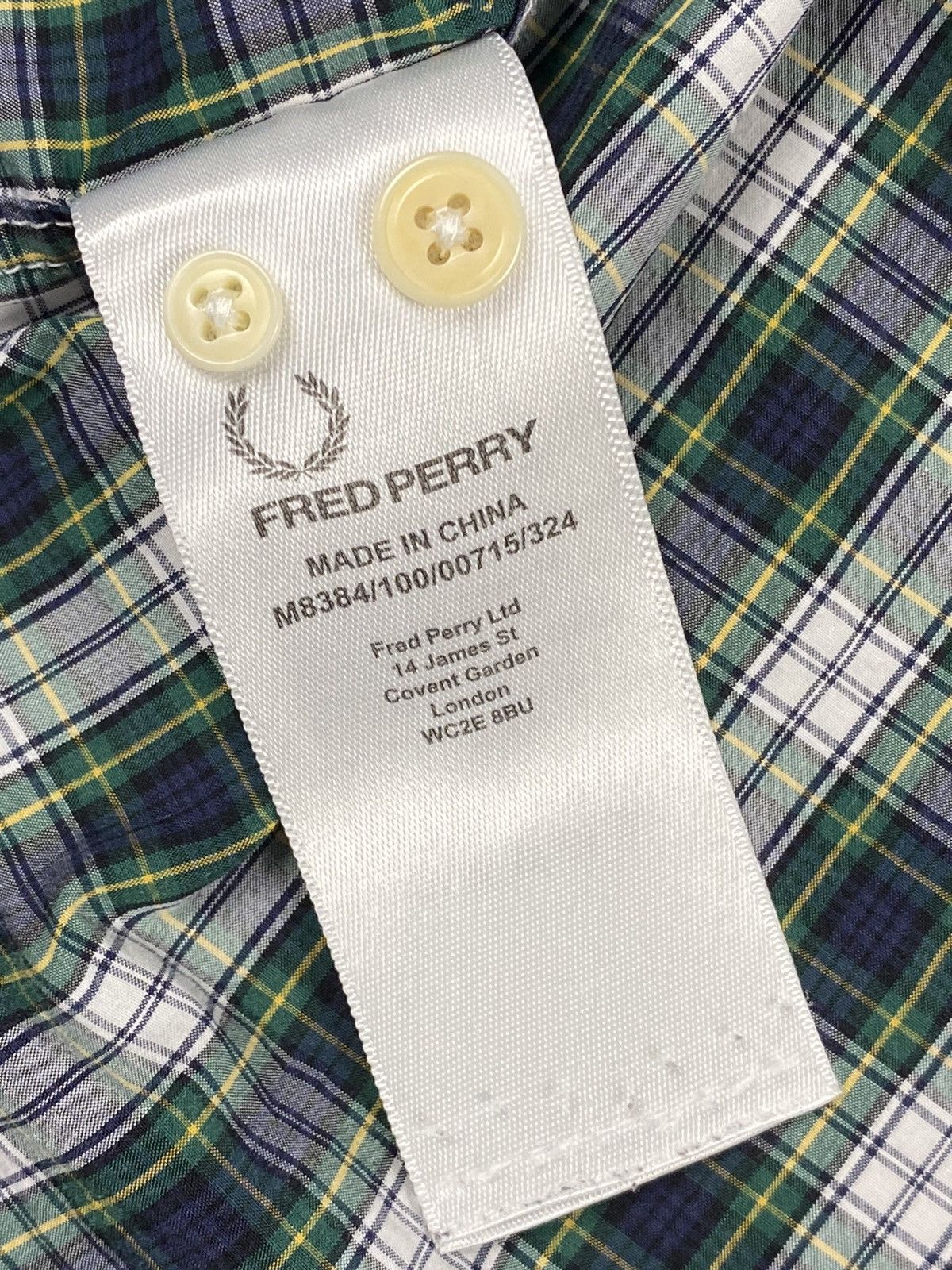 Fred Perry Fred Perry y2k Designed Streetwear Button Up Shirt Size US S / EU 44-46 / 1 - 9 Thumbnail
